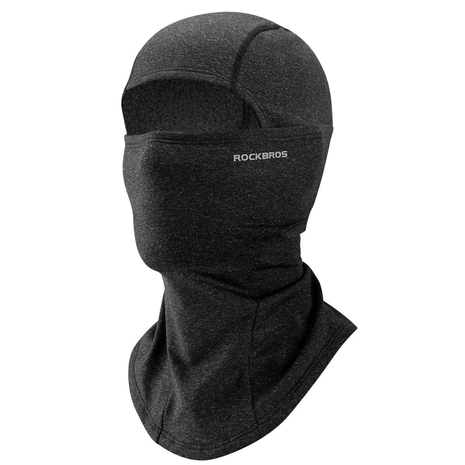 rockbros black windproof thermal balaclava in polar flee#Color_Cement Gray