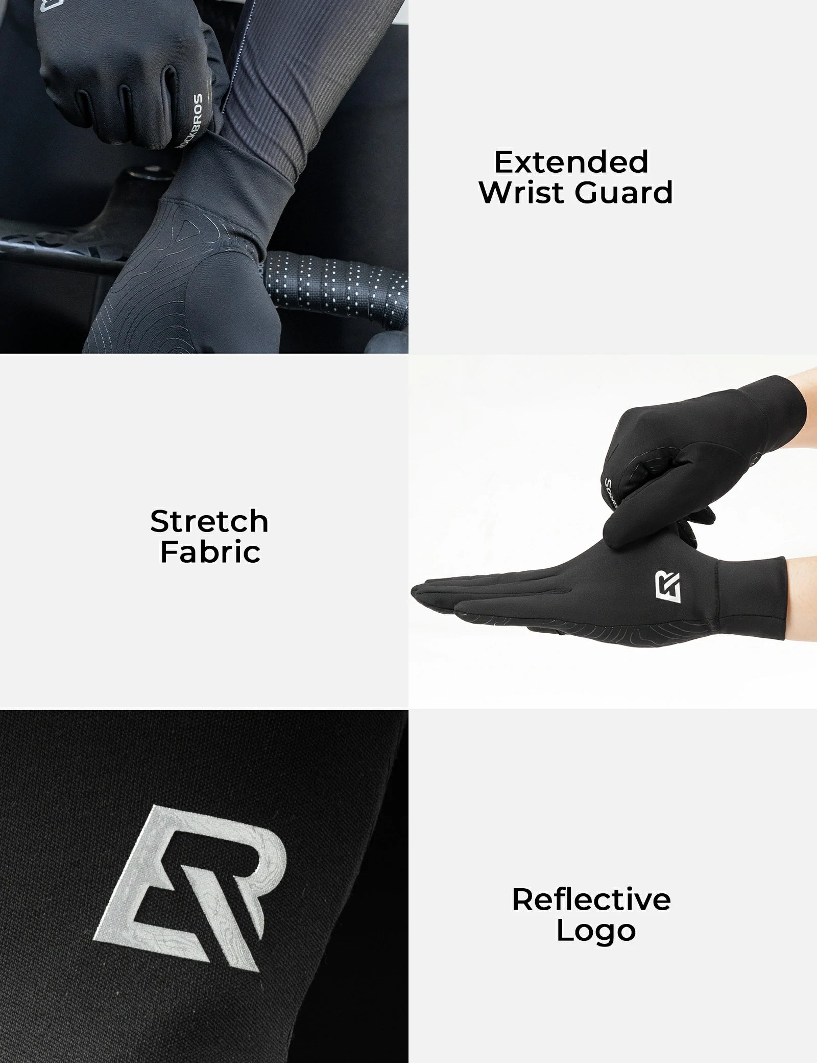 Thermal cycling gloves windproof design keeps hands warm