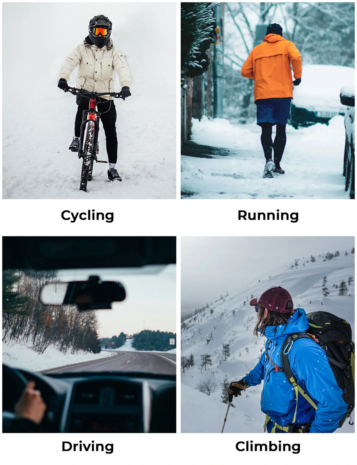 Touchscreen fingertips on cycling gloves