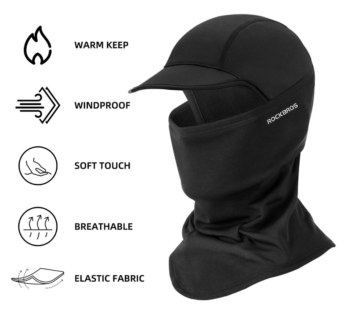 ROCKBROS Balaclava Winter Windproof Thermal Warmer Cycling Skiing Hats