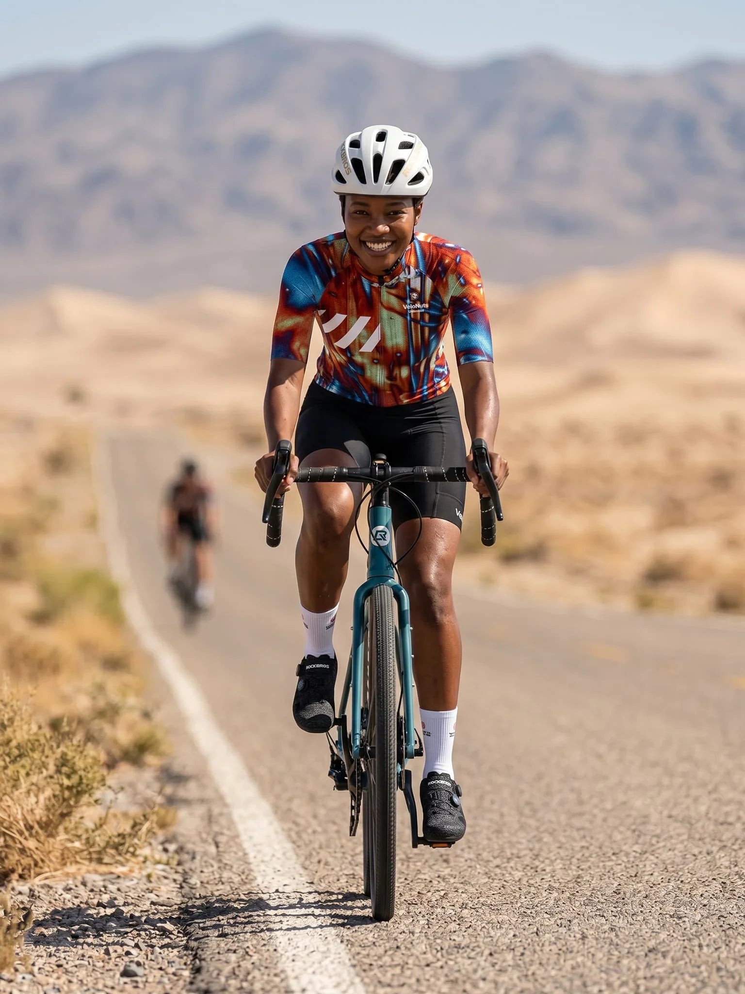 Women's Cycling Jersey Ink Burst#Type_Rust Vein