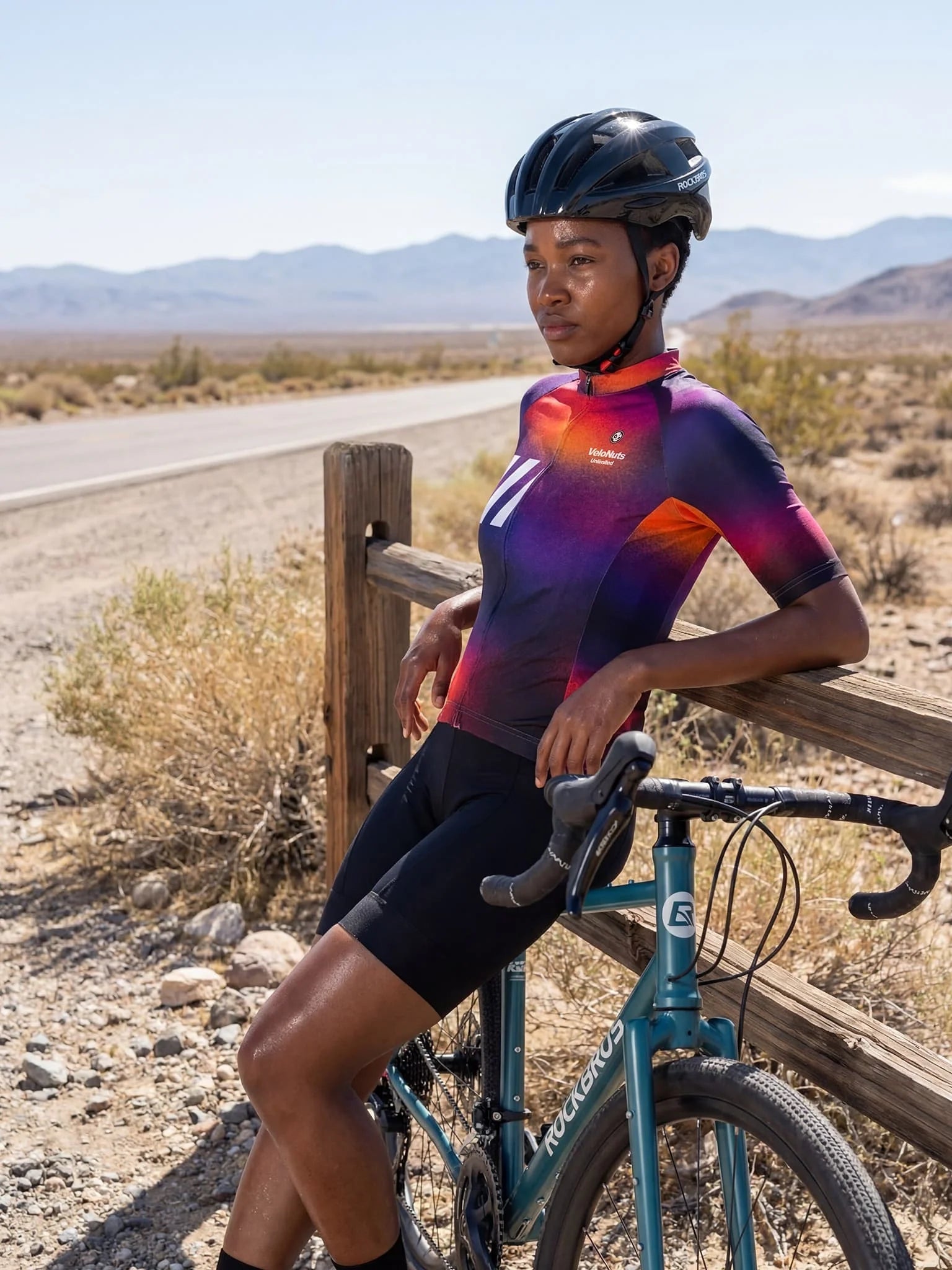 Women's Cycling Jersey Aura Fade#Type_Solar Dusk