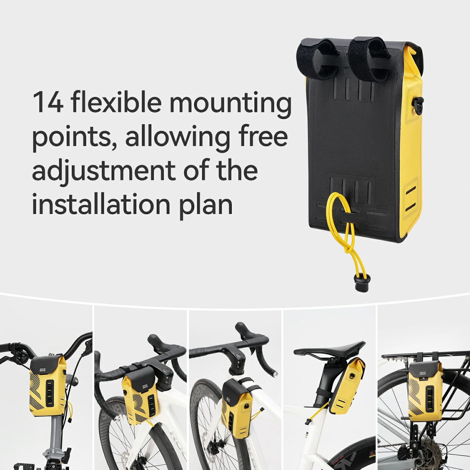 1.3L Waterproof Bike Handlebar Bag AS-016 | ROCKBROS