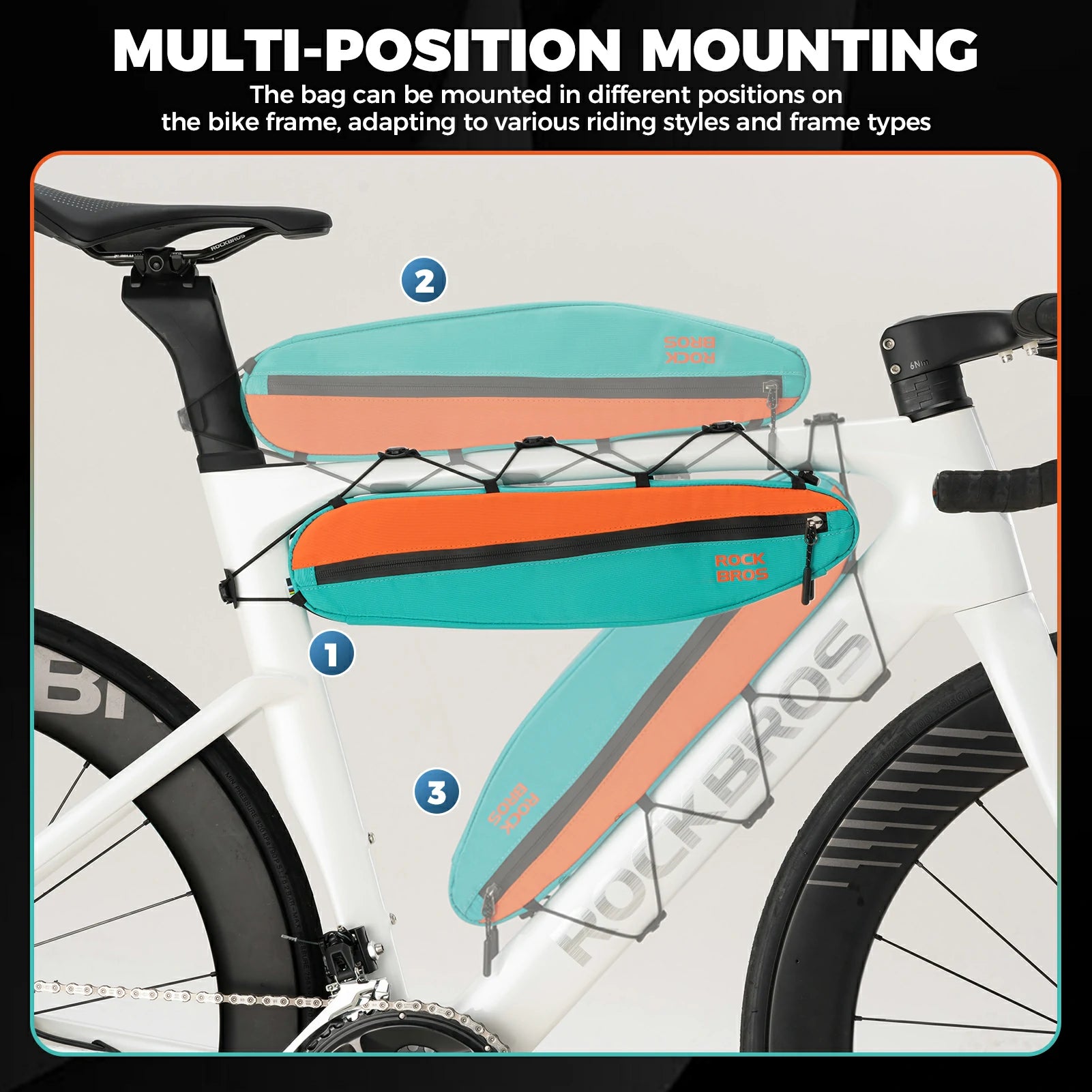 1.4L Bike Frame Bag