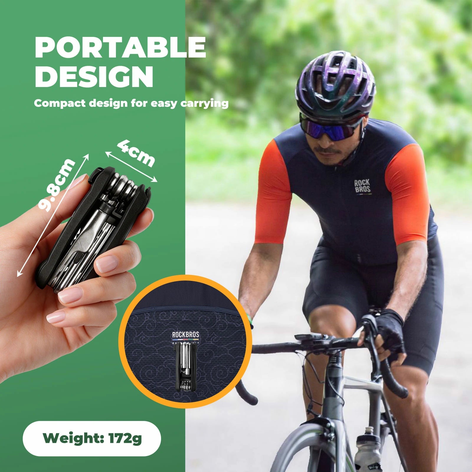 12-in-1 Bike Multi Tool Portable Repair Kit - ROCKBROS-UK