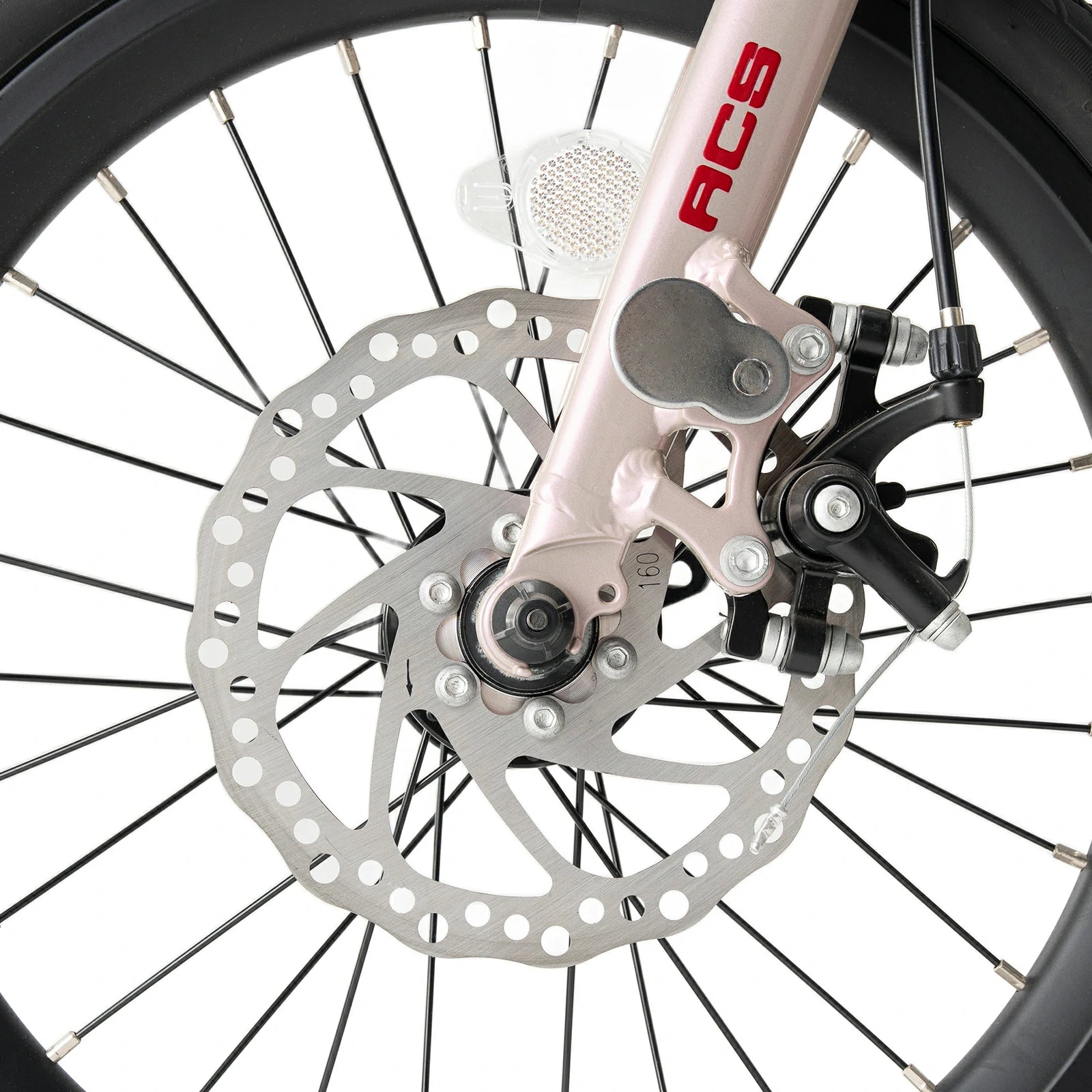 16 Inch Folding Bike 9 Speed #Color_Pink