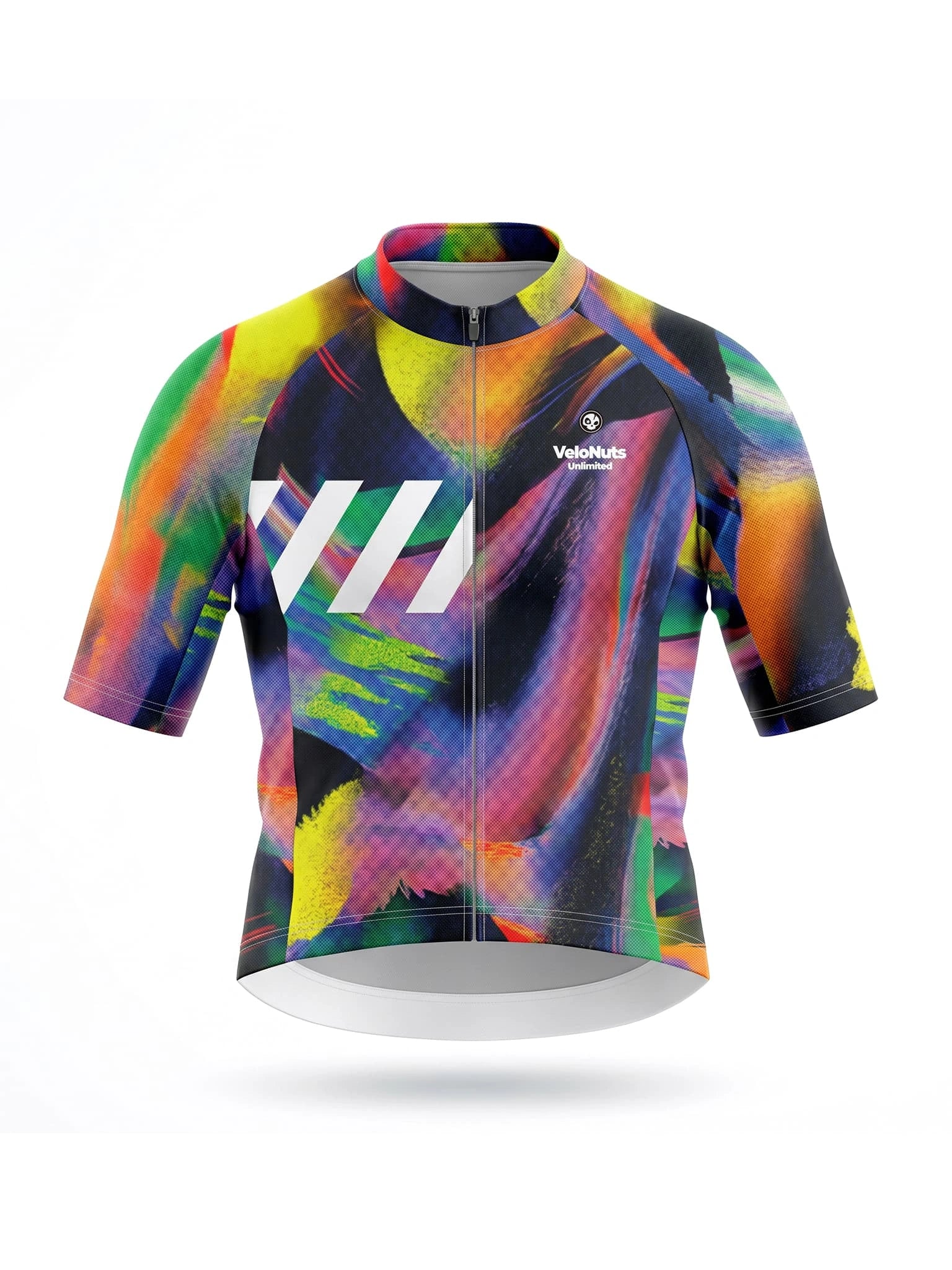 Women's Cycling Jersey Pixel Riot#Type_Vertical Glitch