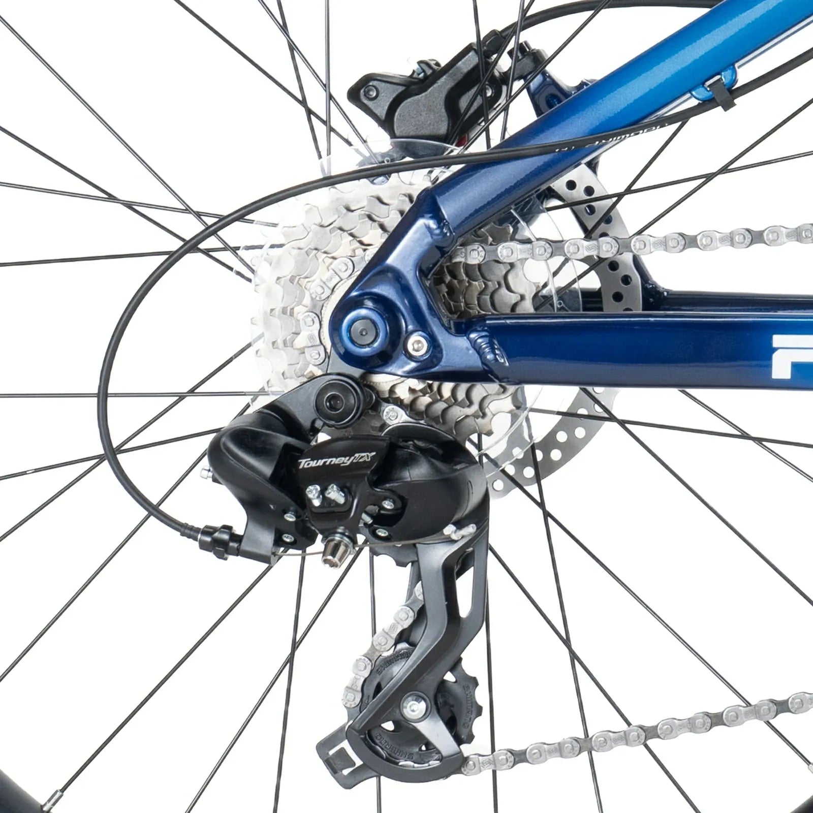24 Inch Kids Mountain Bike with Shimano 8-Speed Gears#color_Blue