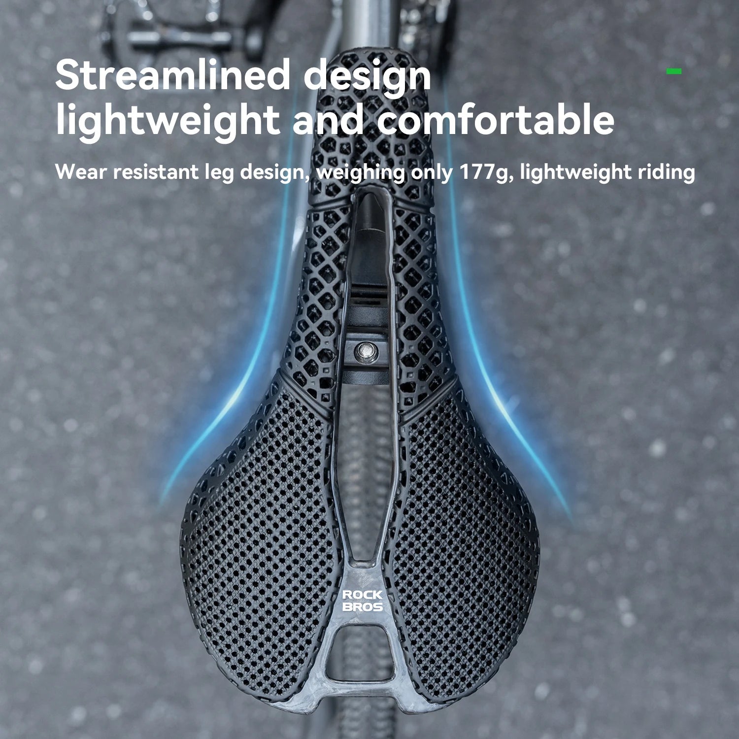 Bike Saddle with 3D Printed Padding & Carbon Fibre Base
