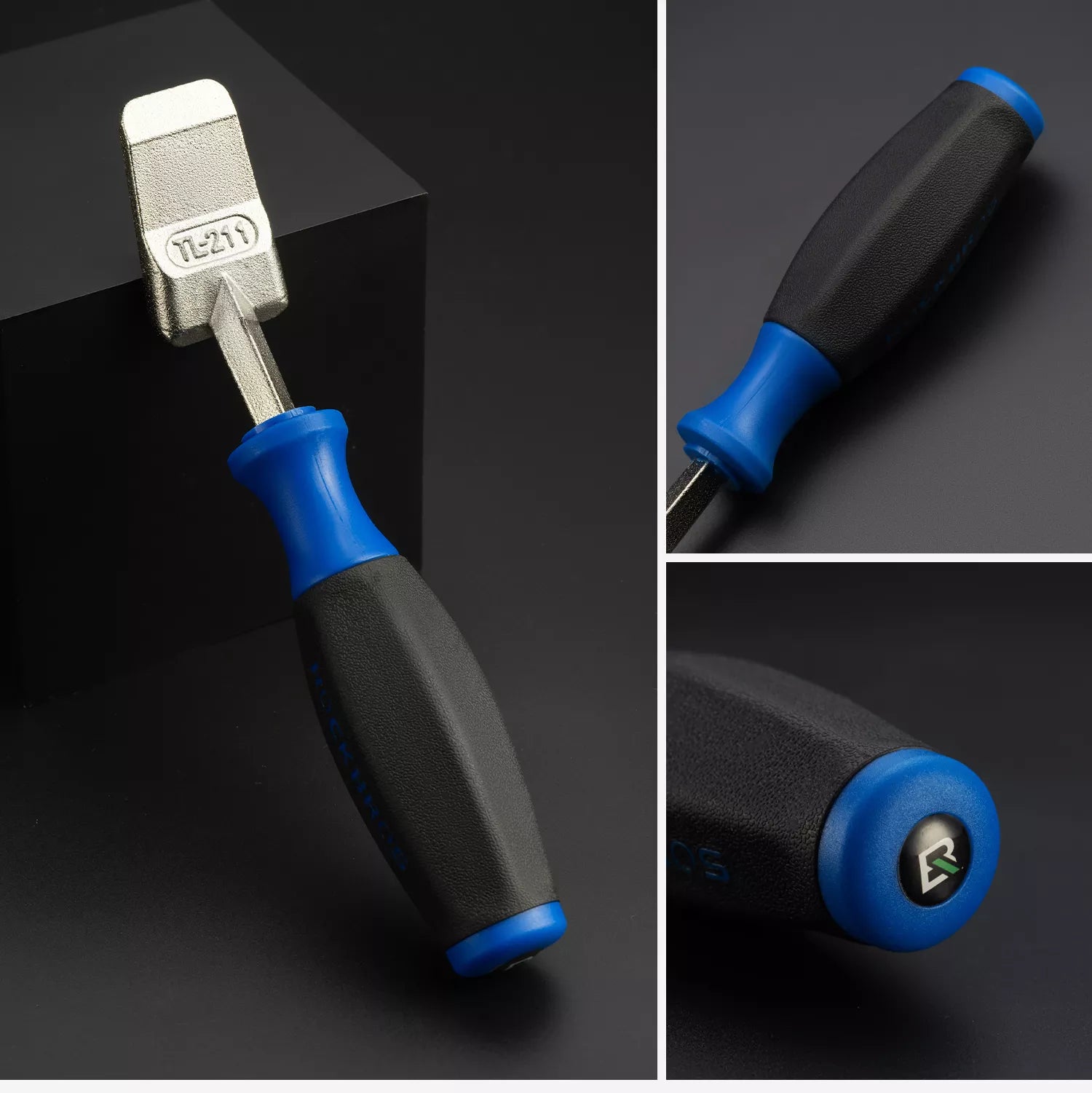 Hydraulic disc brake piston spreader tool detail