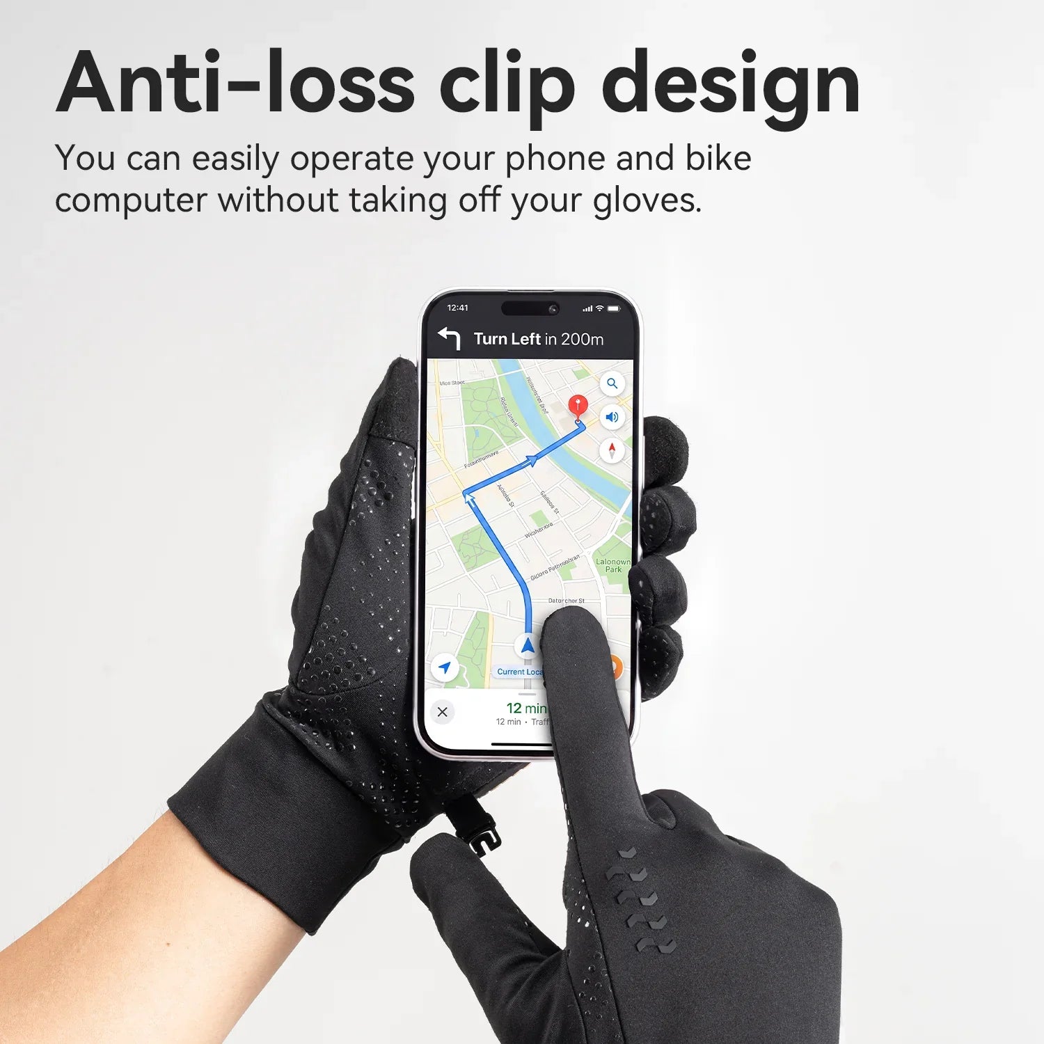 ROCKBROS thermogrip winter cycling gloves