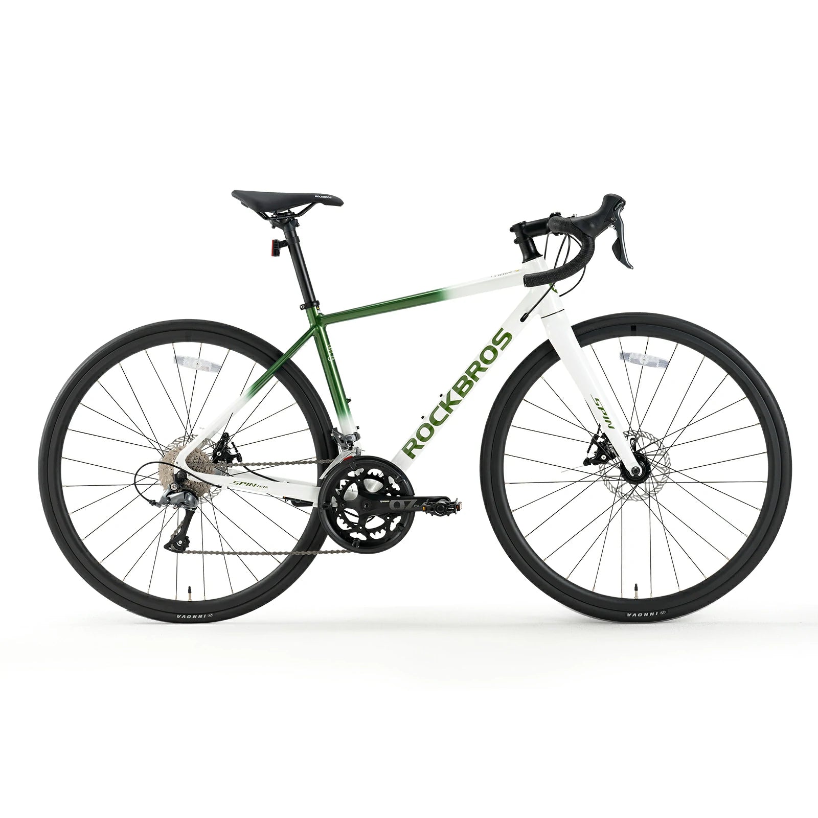 SPIN-W2M Aluminum Road Bike#Color_Green