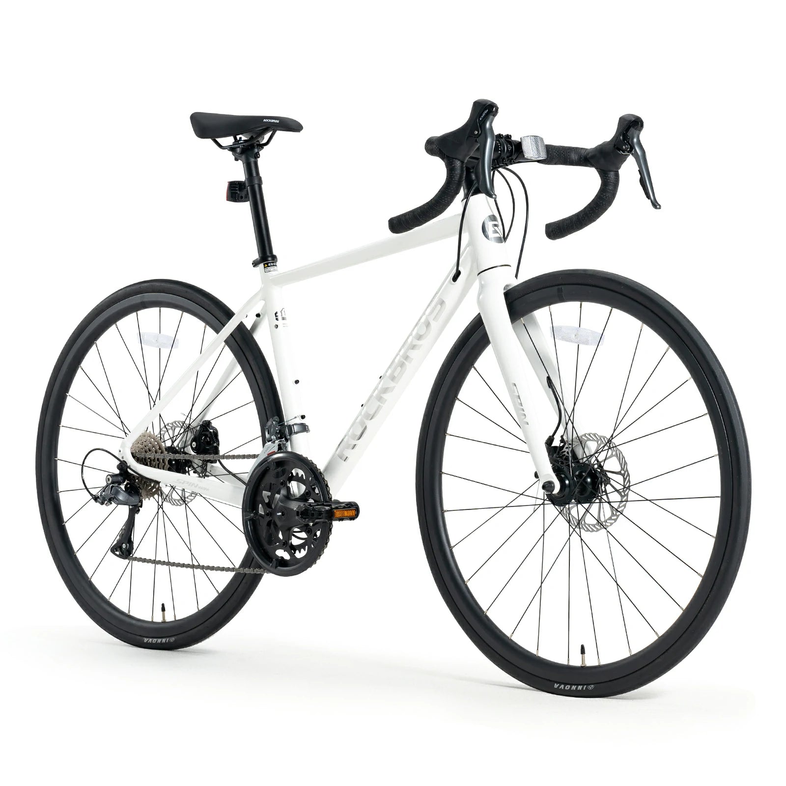 SPIN-W2M Aluminum Road Bike#Color_white