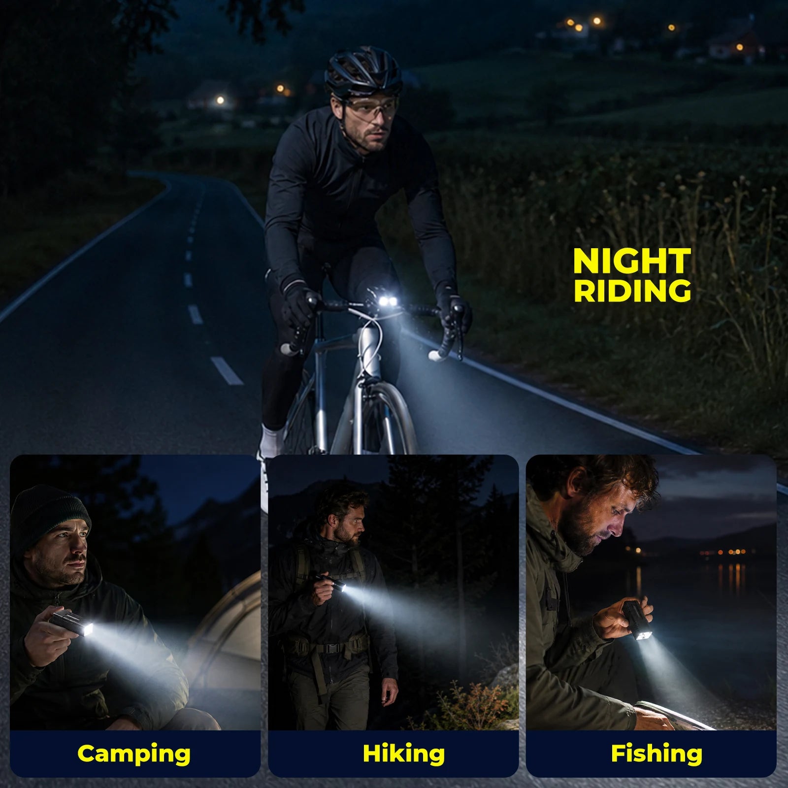 850 Lumen Rechargeable Bike Front Light BC29
