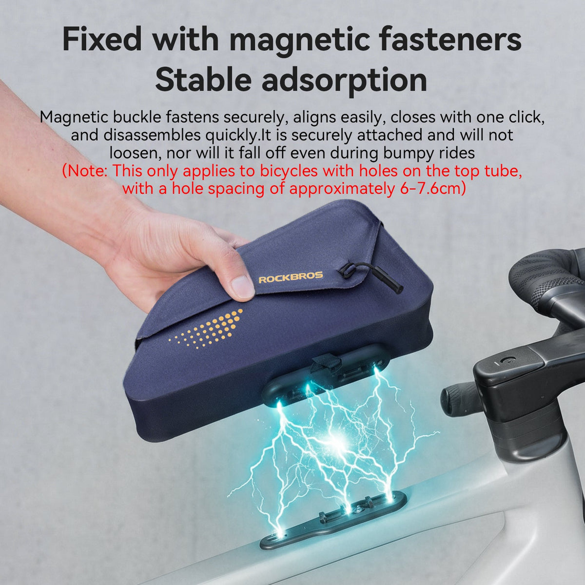 Waterproof Magnetic Top Tube Bike Bag