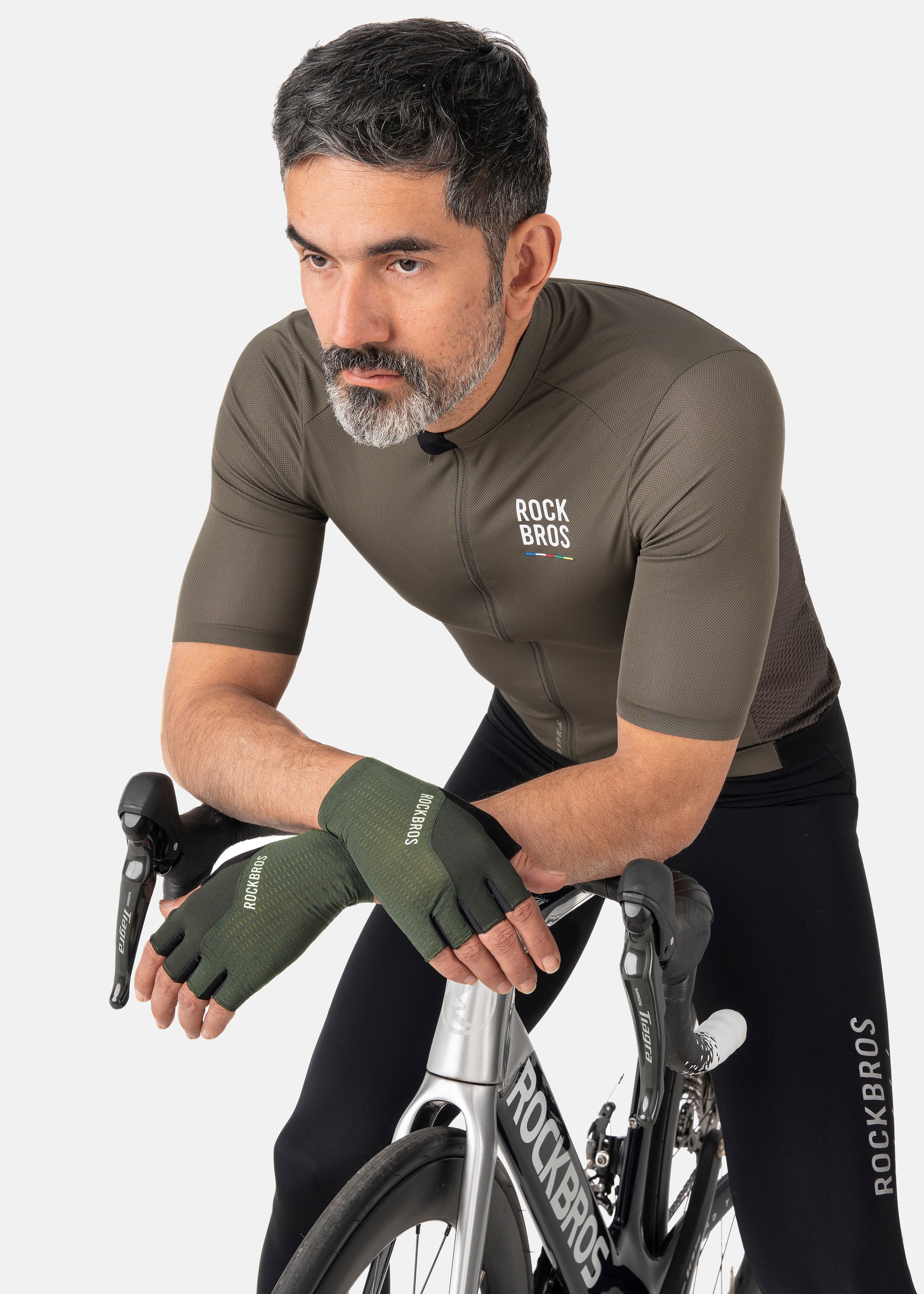 ROCKRBOS Road-to-Sky Cycling Fingerless Gloves