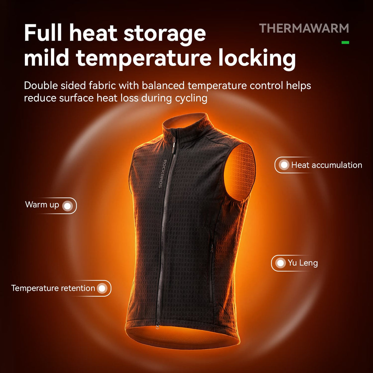 Insulated Cycling Gilet MJ014