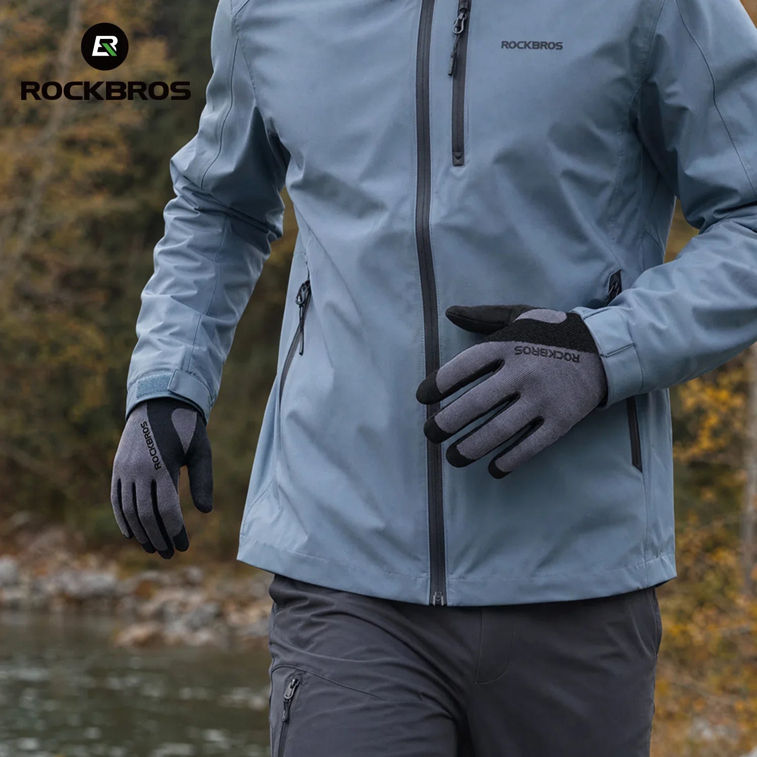 ROCKBROS touchflex all-season cycling gloves