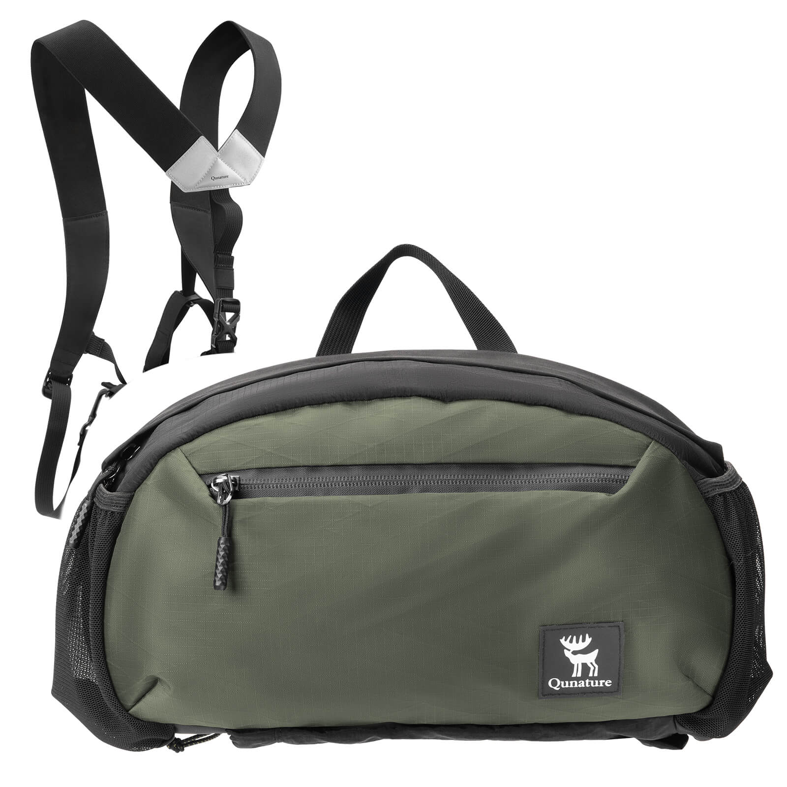 Qunature Bike Backpack/Travel Waist Bag 7.9L – Versatile Carry for Every Adventure!​