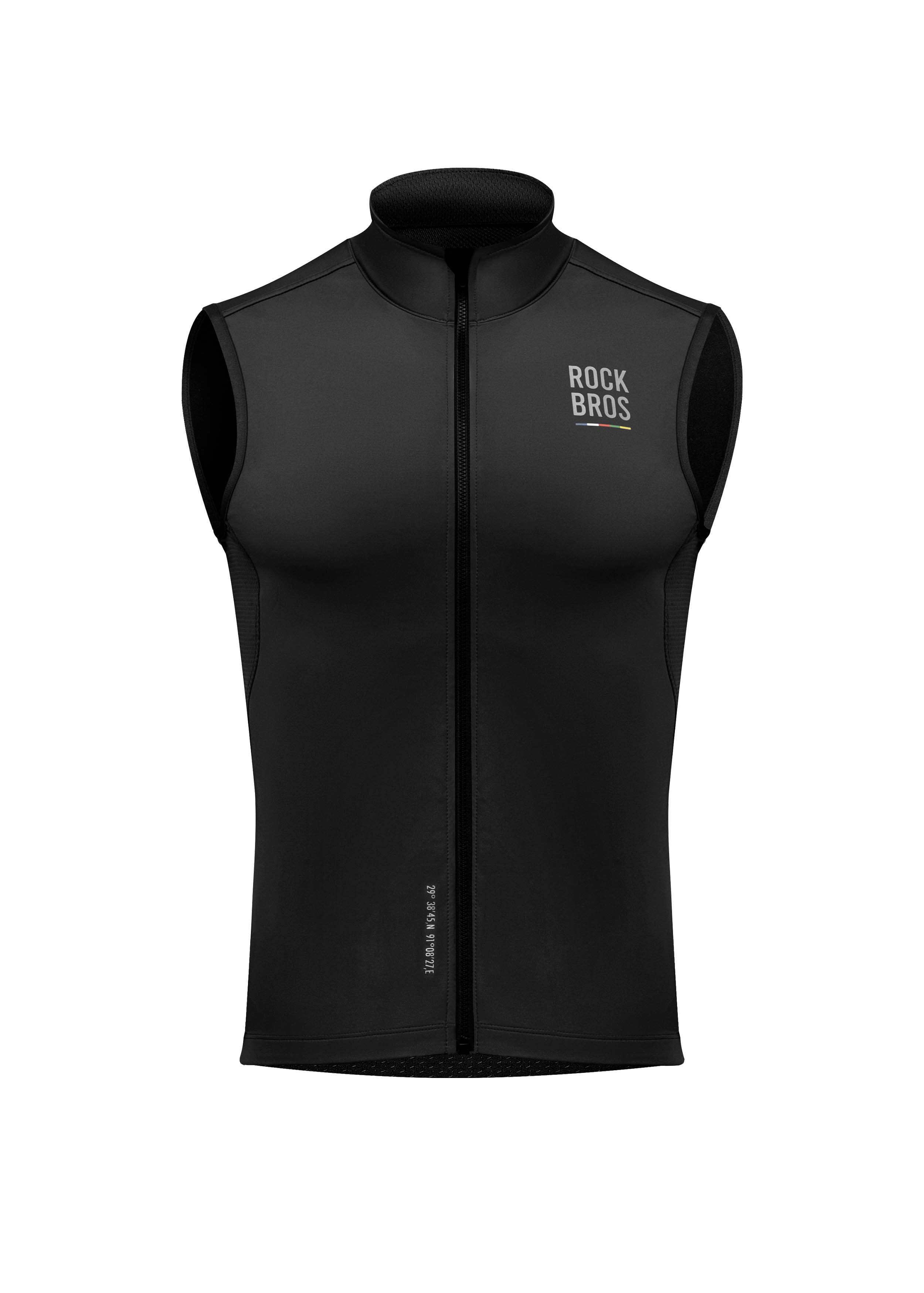 ROCKBROS Road-to-Sky Wind Proof Warm Vest #Color_Black