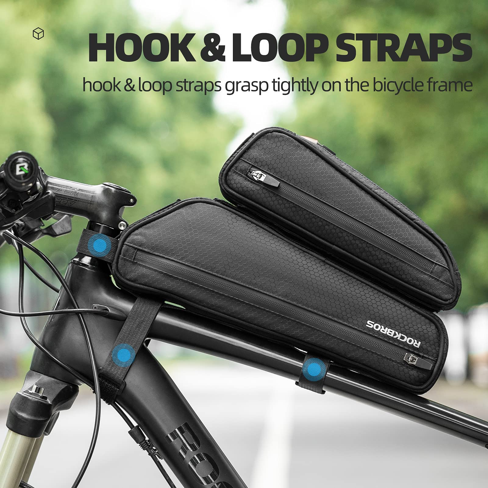 ROCKBROS 2 in 1 Bicycle Frame Bag Detachable Triangular Bag