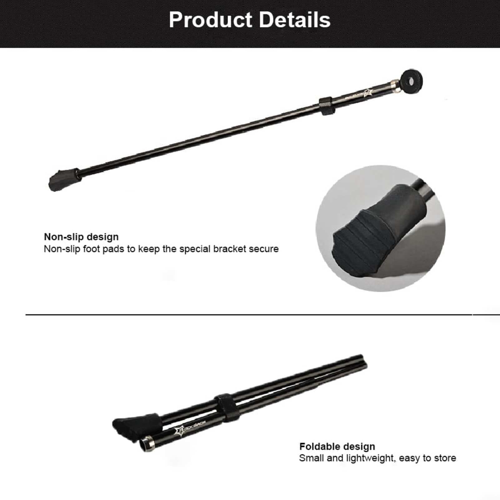 ​ROCKBROS Portable Folding Bike Kickstand – Ultra-Stable Parking Solution