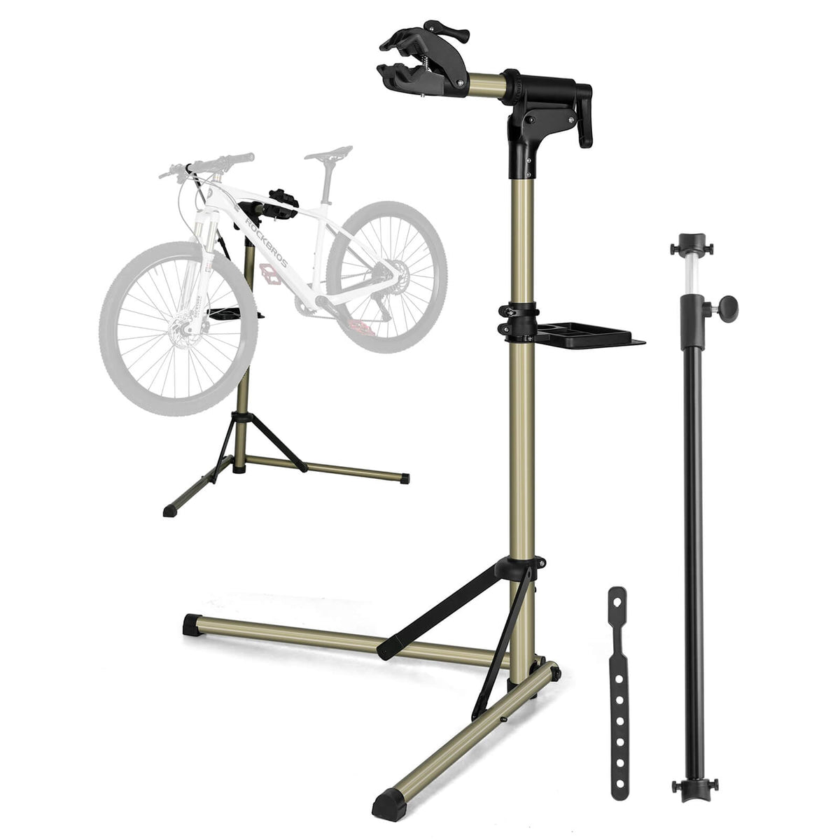 ROCKBROS Wall Mount Bike Repair Stand - Adjustable Height Workbench Clamp For Bicycle Maintenance Bike Rack Garage ROCKBROS Wall Mount Bike Repair Stand - Adjustable Height Workbench Clamp For Bicycle Maintenance Bike Rack Garage