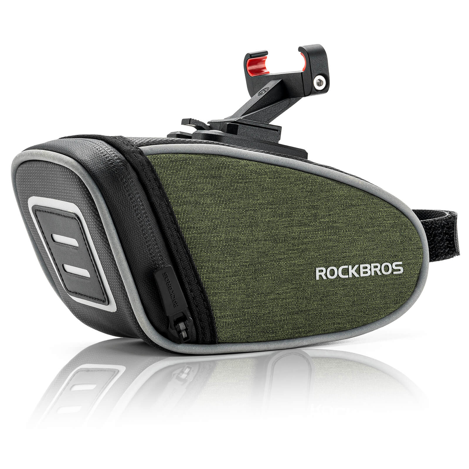 ROCKBROS Bicycle Saddle Bag 0.45L – Compact Storage, Big Convenience!​ #Style_Buckle Mount
