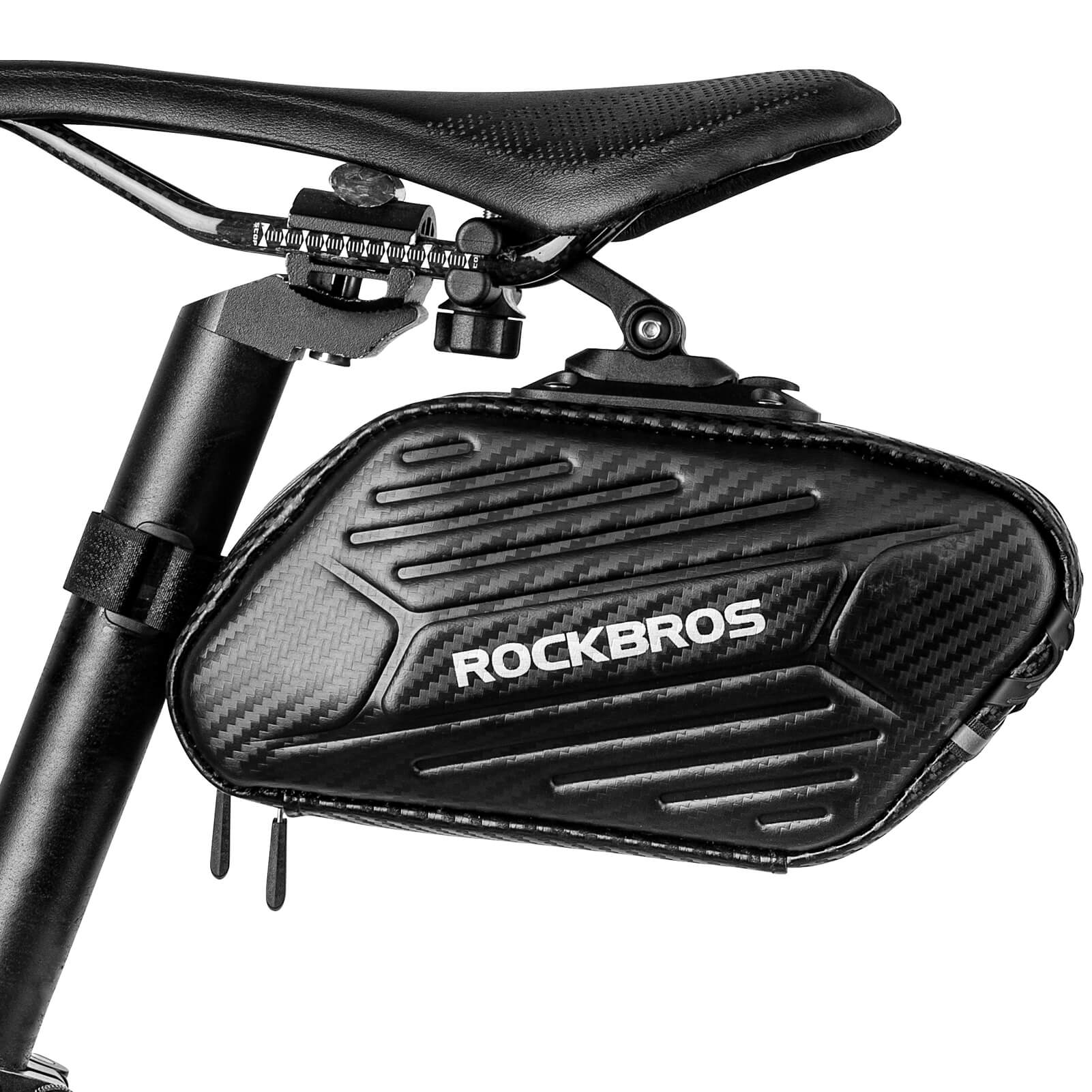 ROCKBROS Bicycle Saddle Bag Waterproof Pouch Stiff Mountain Bag 1.5 L