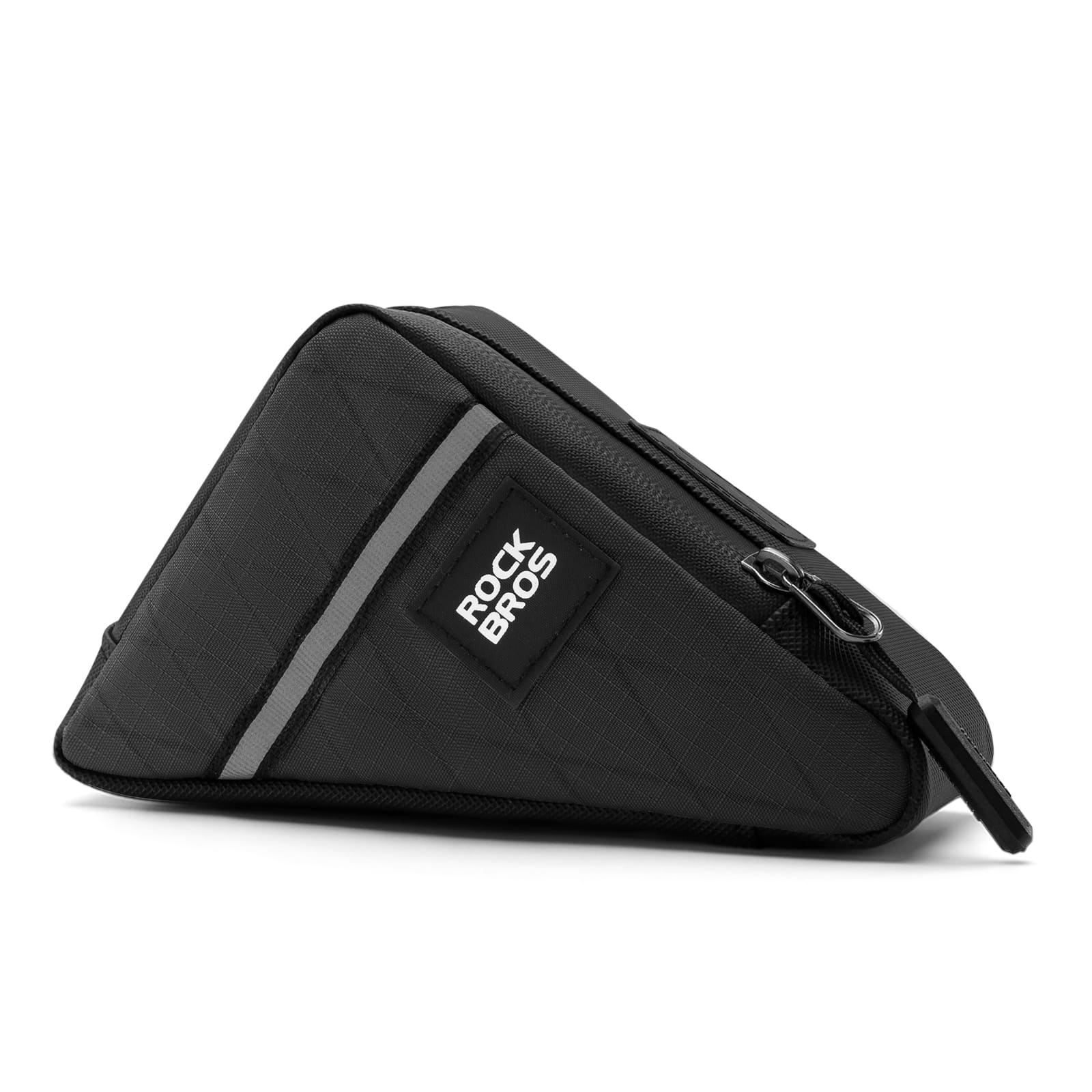 ROCKBROS Triangle Frame Bag – Compact Storage for Folding Bikes! #Color_Black