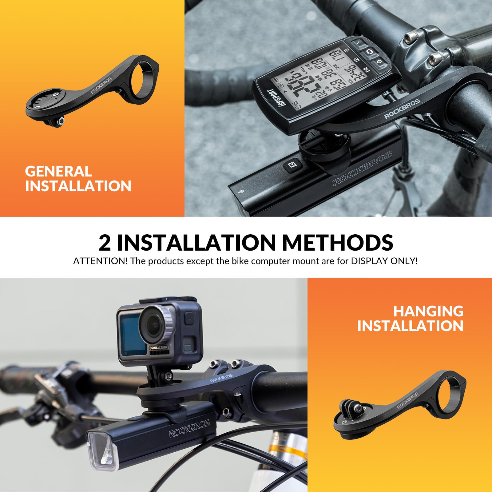 ROCKBROS Bike Computer Mount GPS Mount