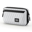 ROCKBROS bike handlebar bag, versatile crossbody bag, 2.1L capacity, durable and practical for cycling. #Color_White