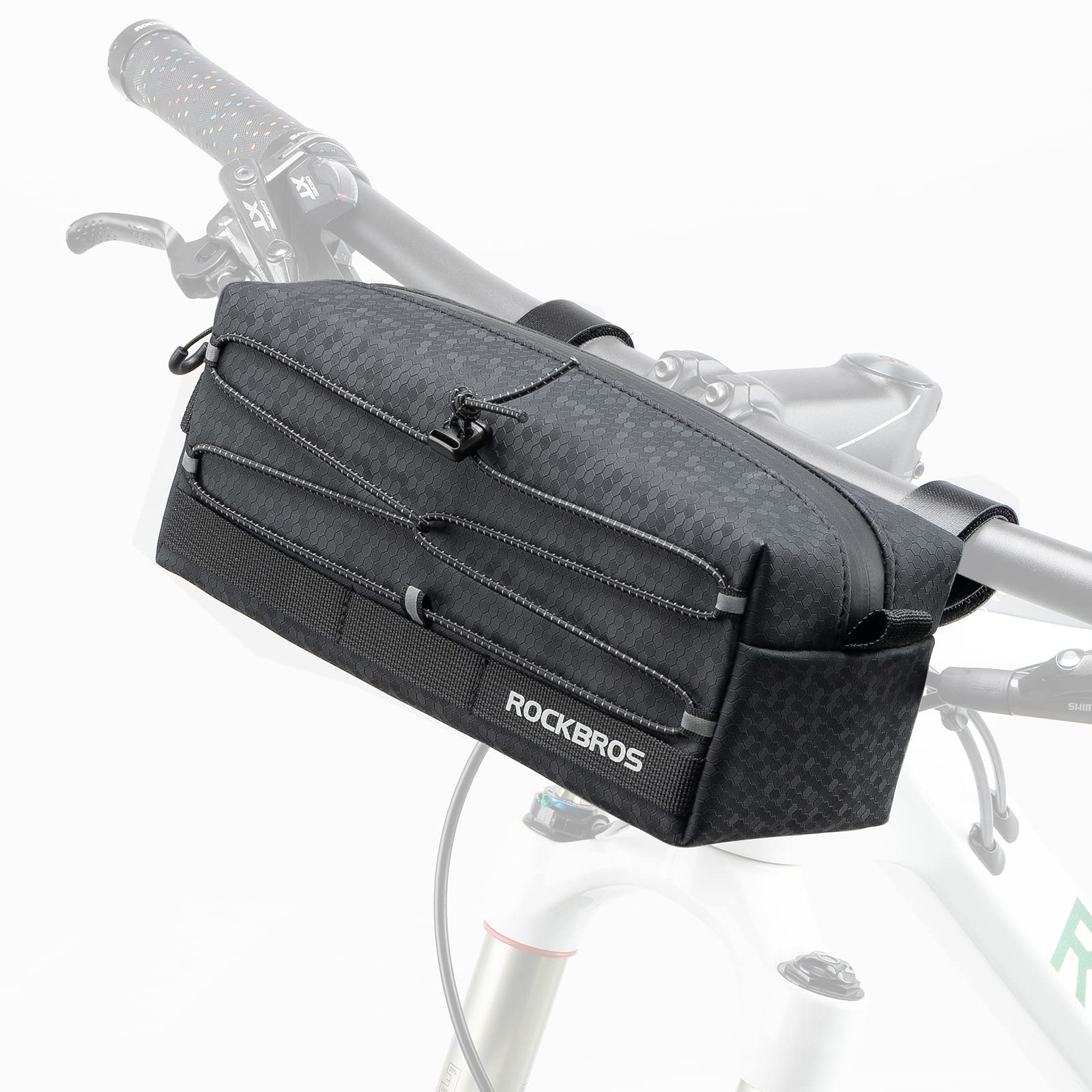 ROCKBROS Bike Handlebar Bag with Detachable Shoulder Strap 2L