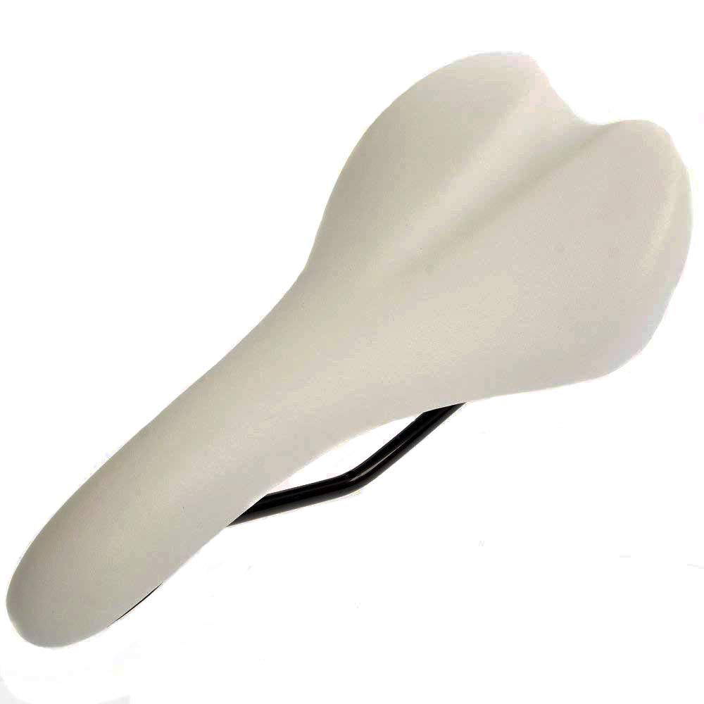 ROCKBROS Bike Seat Cushion Comfortable Soft Waterproof Bicycle Saddle #Color_White