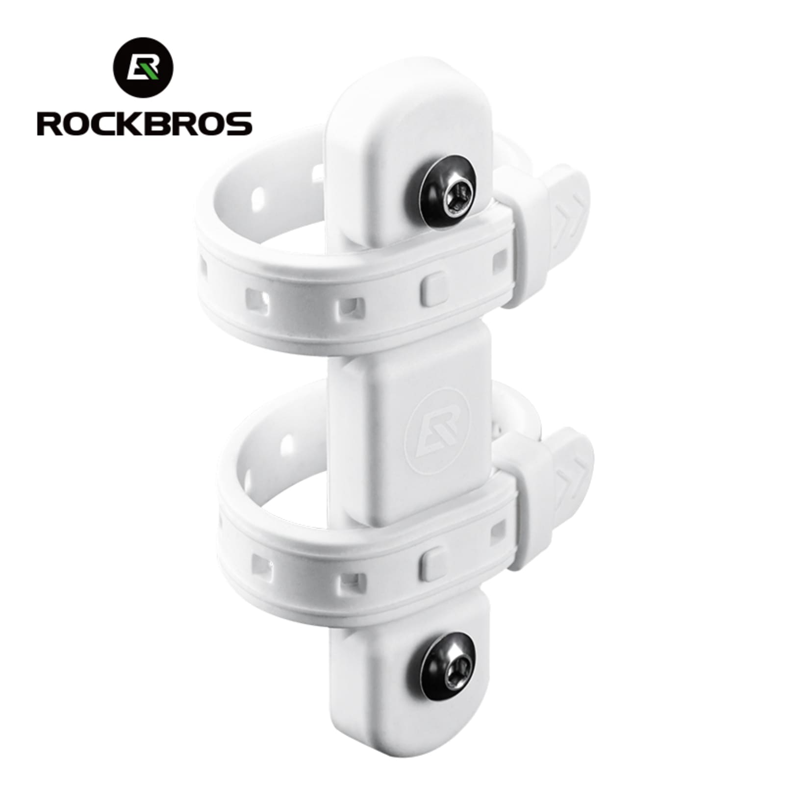 ​ROCKBROS Bike Water Bottle Holder Adapter – Universal Mounting Solution #Color_White