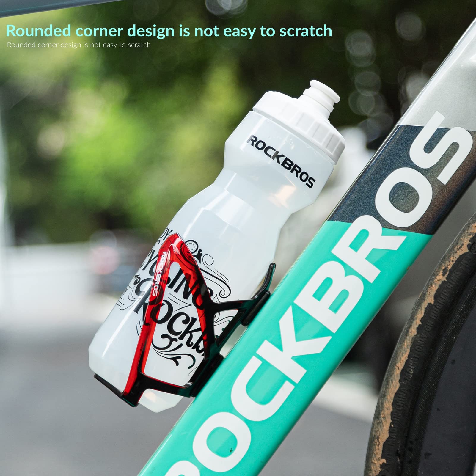 ROCKBROS Bottle Cage Bicycle Cup Holder 35g Lightweight 5 Colors(2 pcs included)