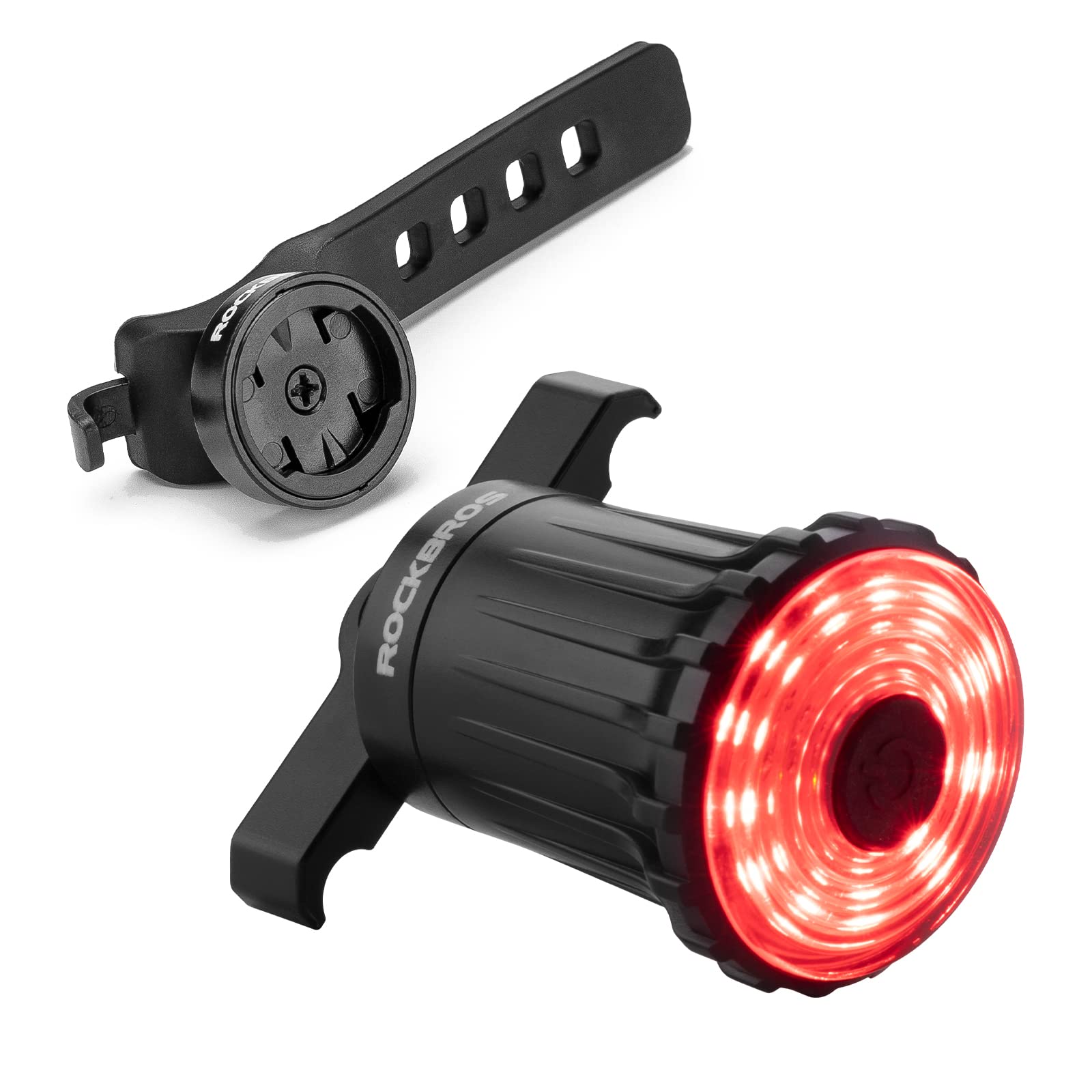 ROCKBROS Brake Sensing Rear Bike Tail Light 100 Lumens USB Rechargeable