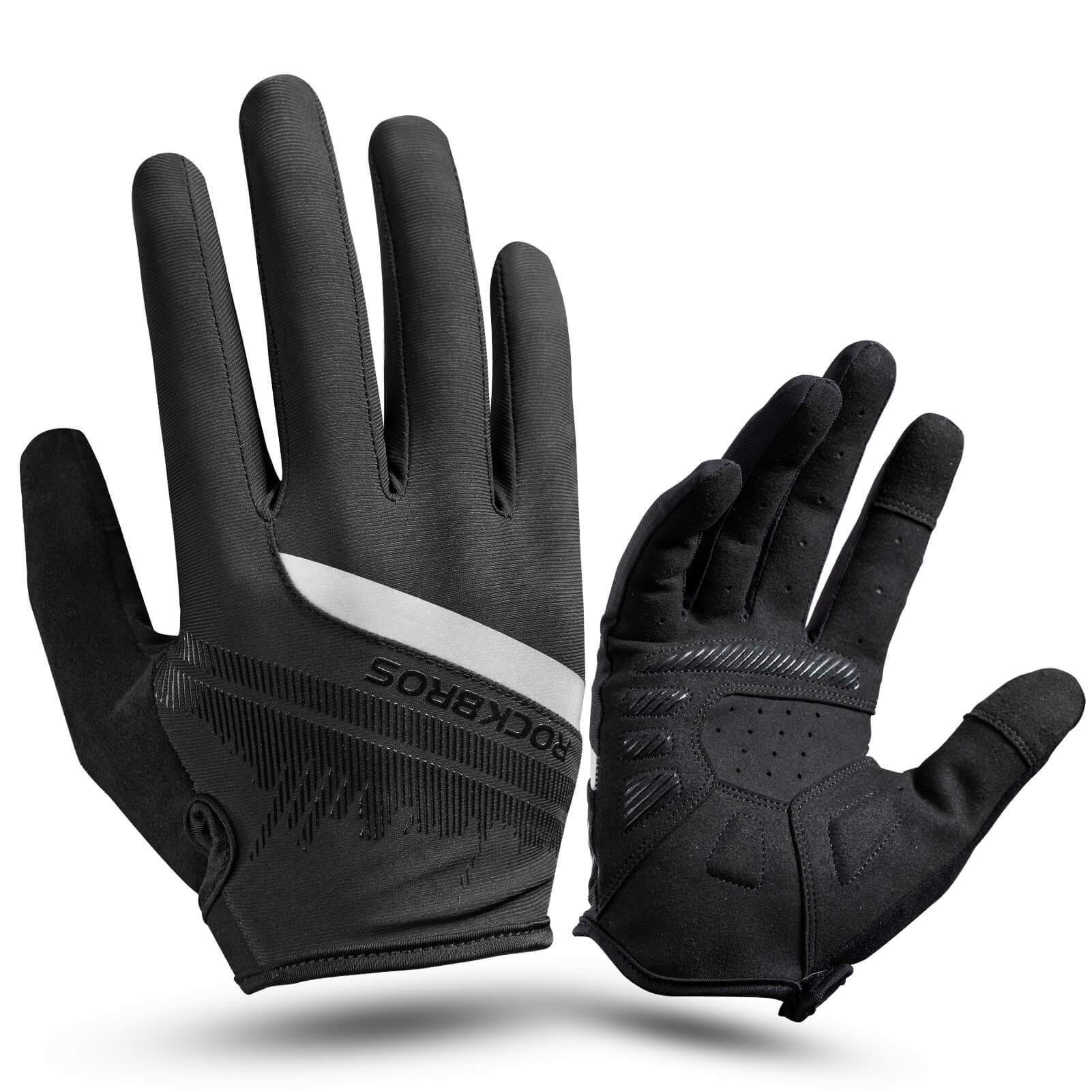 ROCKBROS Breathable Anti-Slip Shockproof SBR Padded Sport Gloves