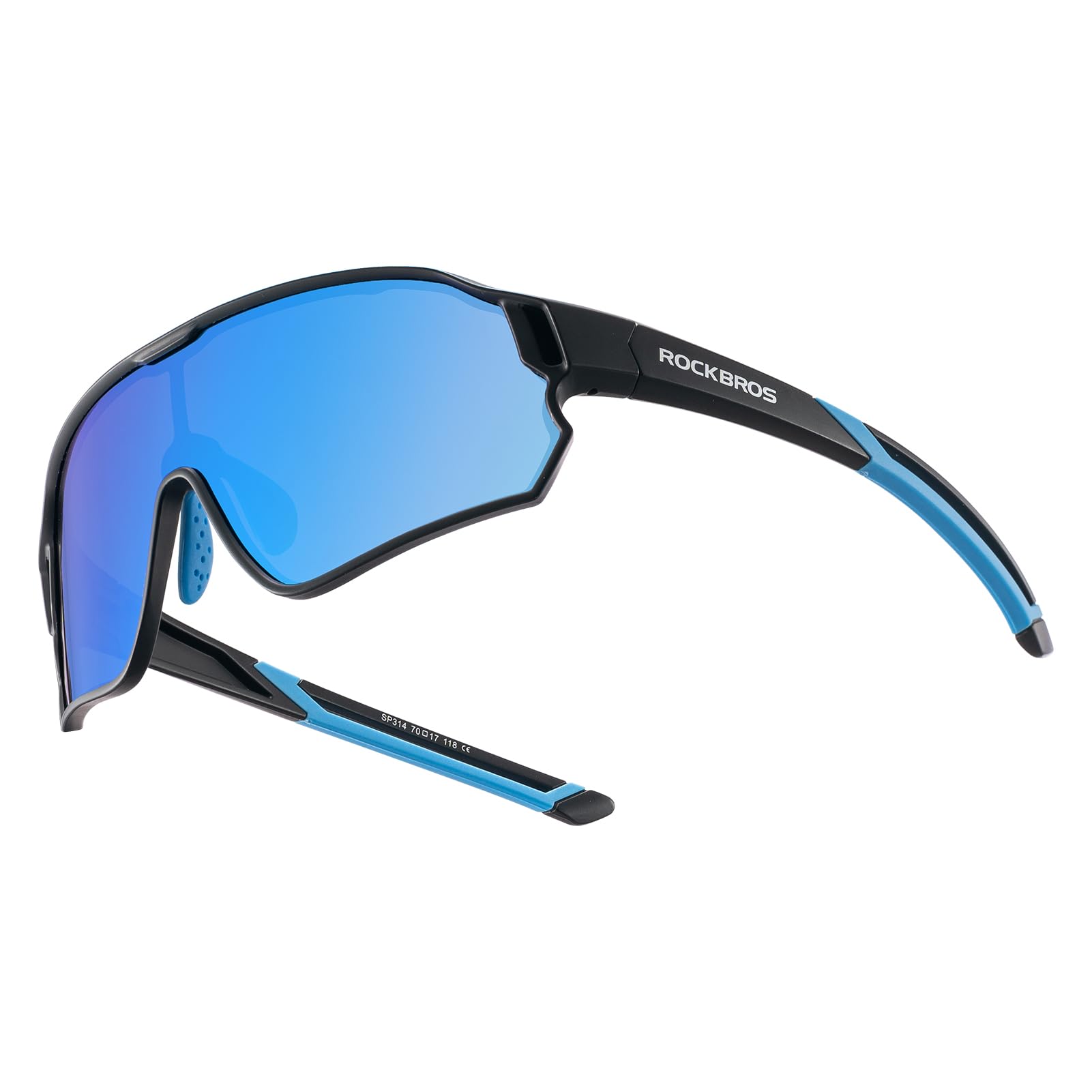 ROCKBROS Children's Cycling glasses UV400 Protection Sunglasses for Boys Girls #Color_Black