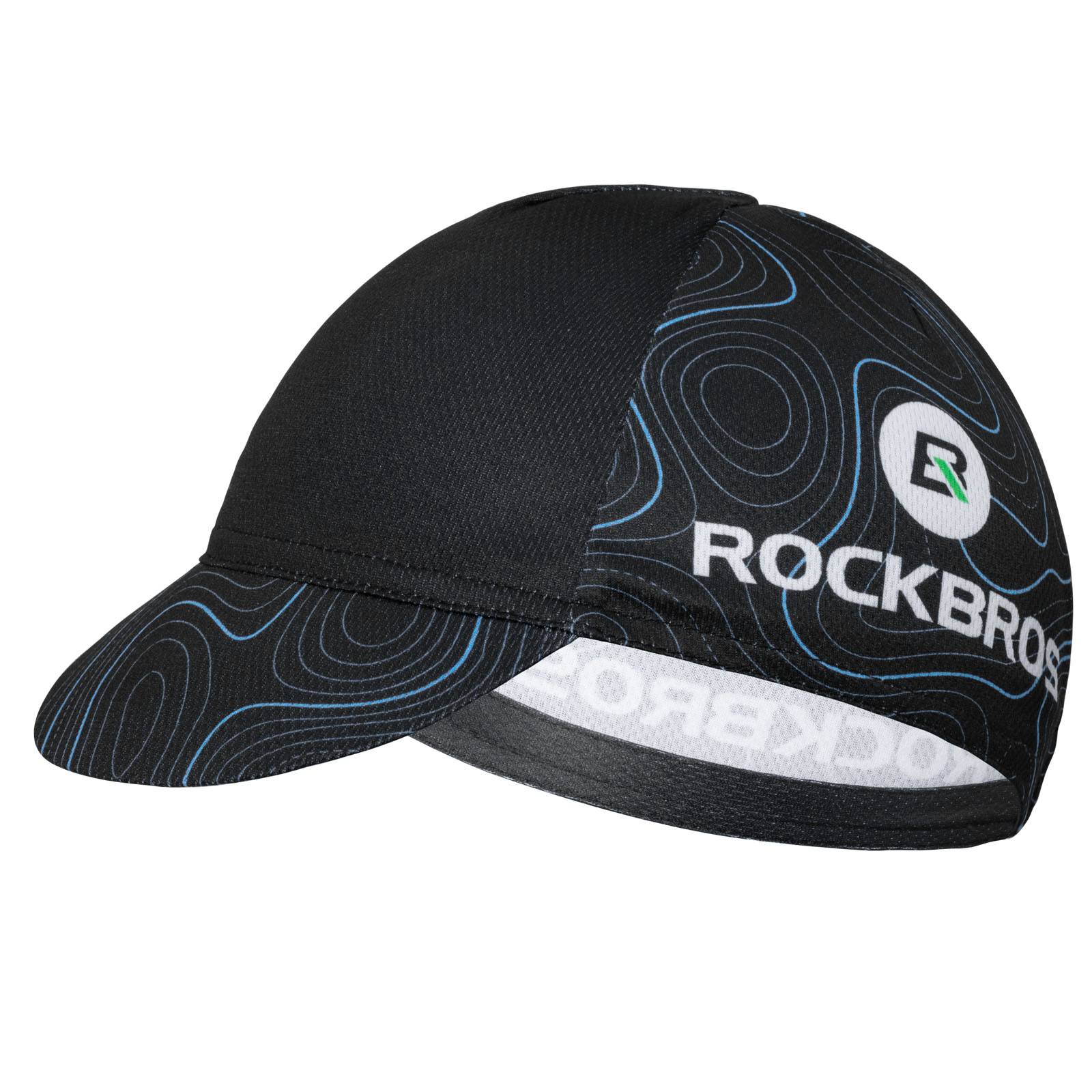 ROCKBROS Cycle Cap Motorcycle Helmet Liner Caps Cycling UV Protection #Color_Black Blue