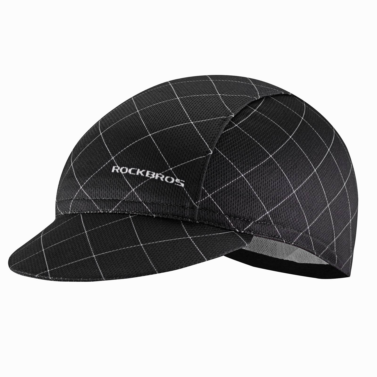 ROCKBROS Cycle Cap Motorcycle Helmet Liner Caps Cycling UV Protection #Color_Black