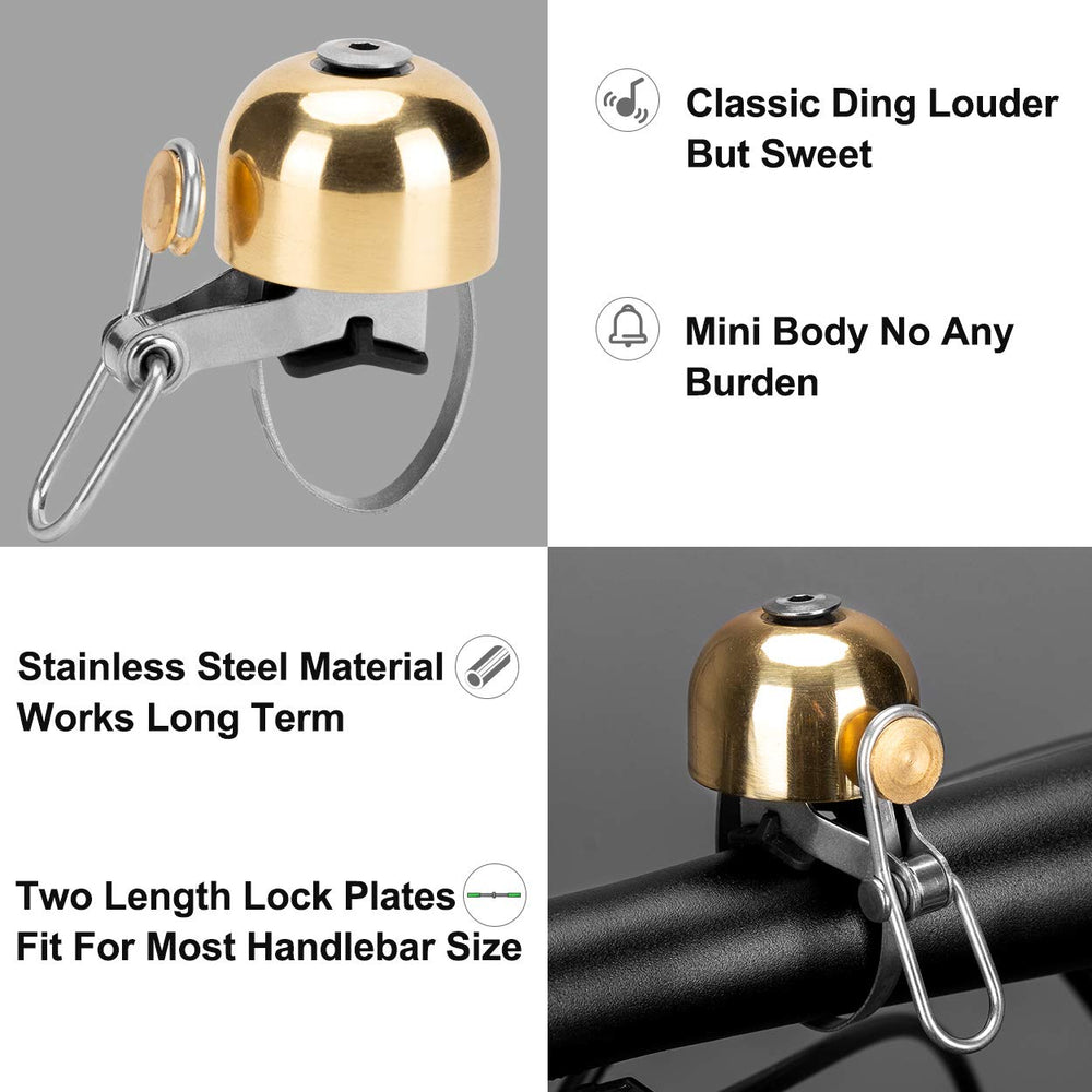 Trigger Bell ROCKBROS Cycling Bell Ring Loud Handlebar Alarm Bicycle Bell