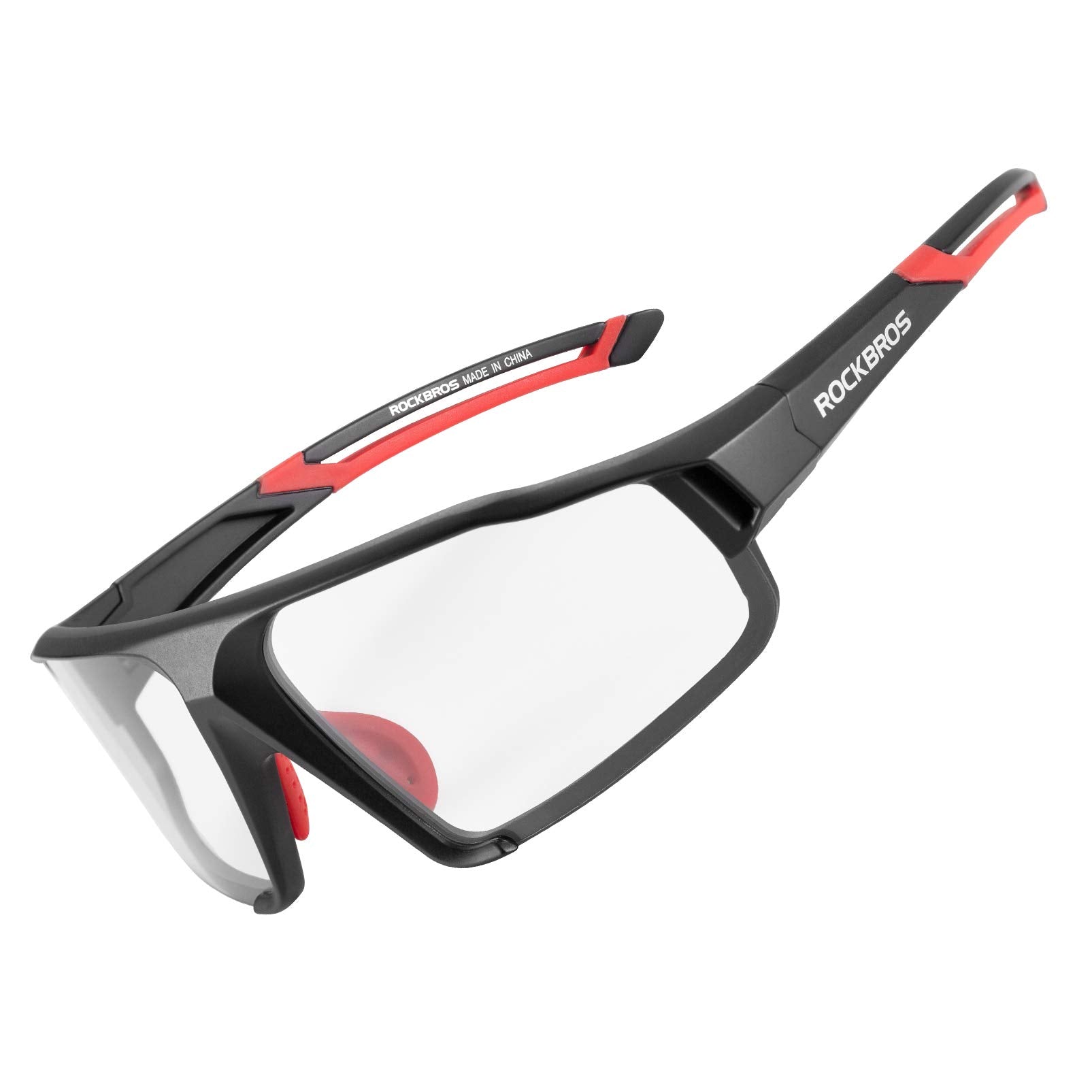 ROCKBROS Cycling Glasses UV 400 Protection Sports Photochromic Glasses #Color_Black