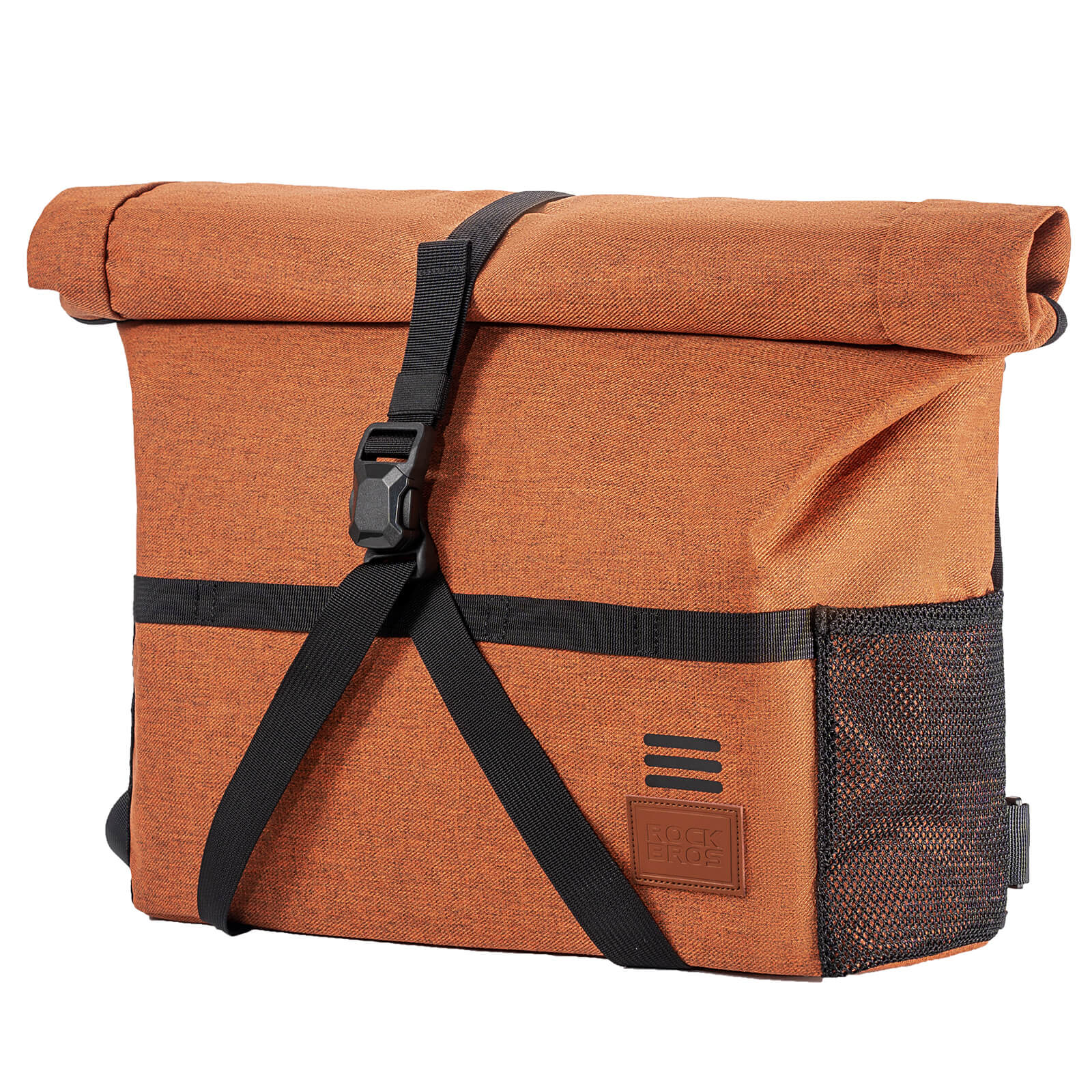 ROCKBROS Folding Bike Handlebar Bag Backpack - H48 | Ultimate Versatile Storage Solution!​ #Color_Orange