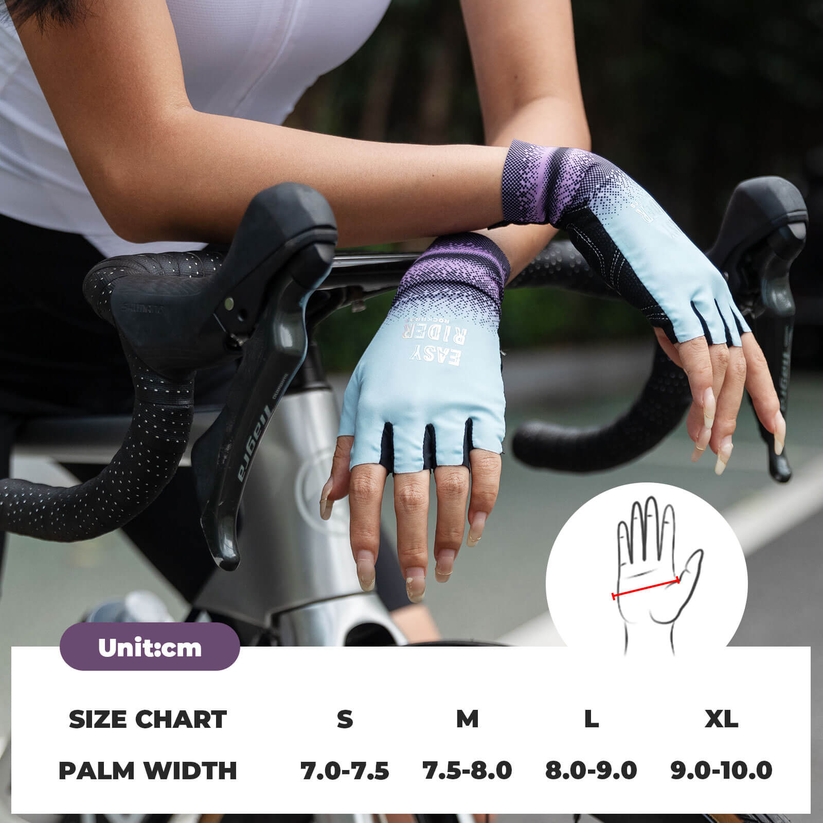 ROCKBROS Gradient Cycling Gloves – Ride in Color, Grip Like a Pro! 