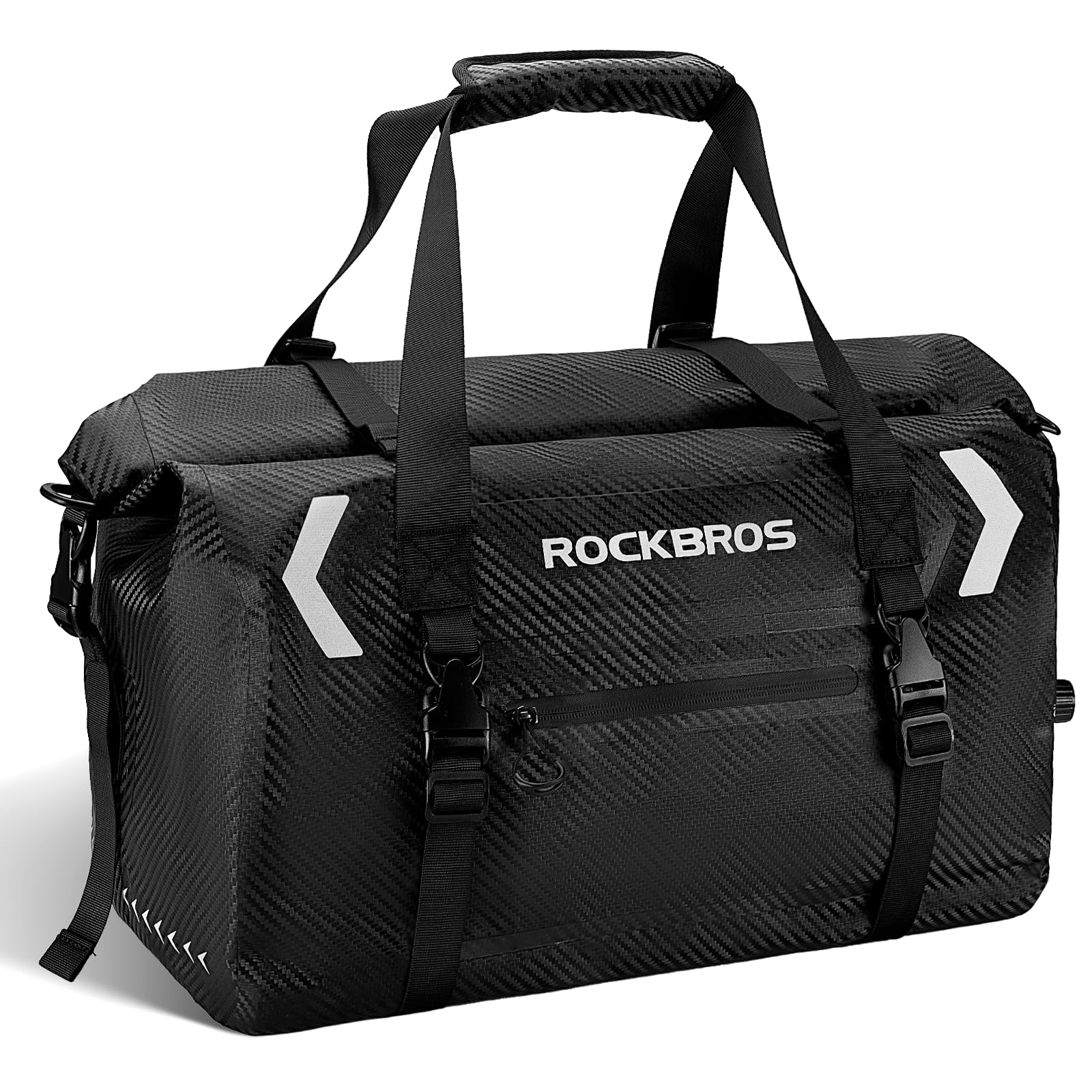 ROCKBROS Motorcycle Tail Bag 100% Waterproof Motorcycle Travel Luggage Bag #Size_40L