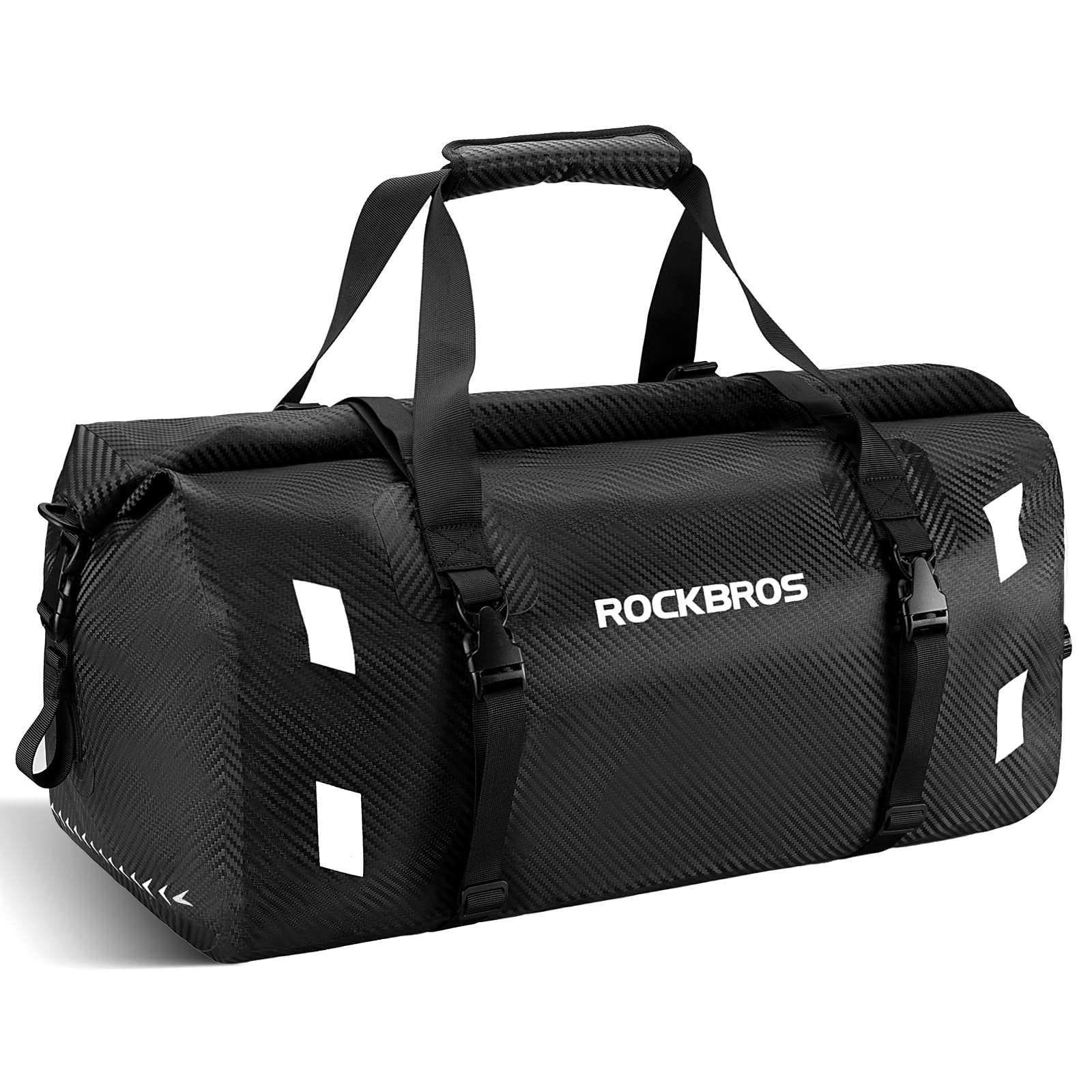 ROCKBROS Motorcycle Tail Bag 100% Waterproof Motorcycle Travel Luggage Bag #Size_50L