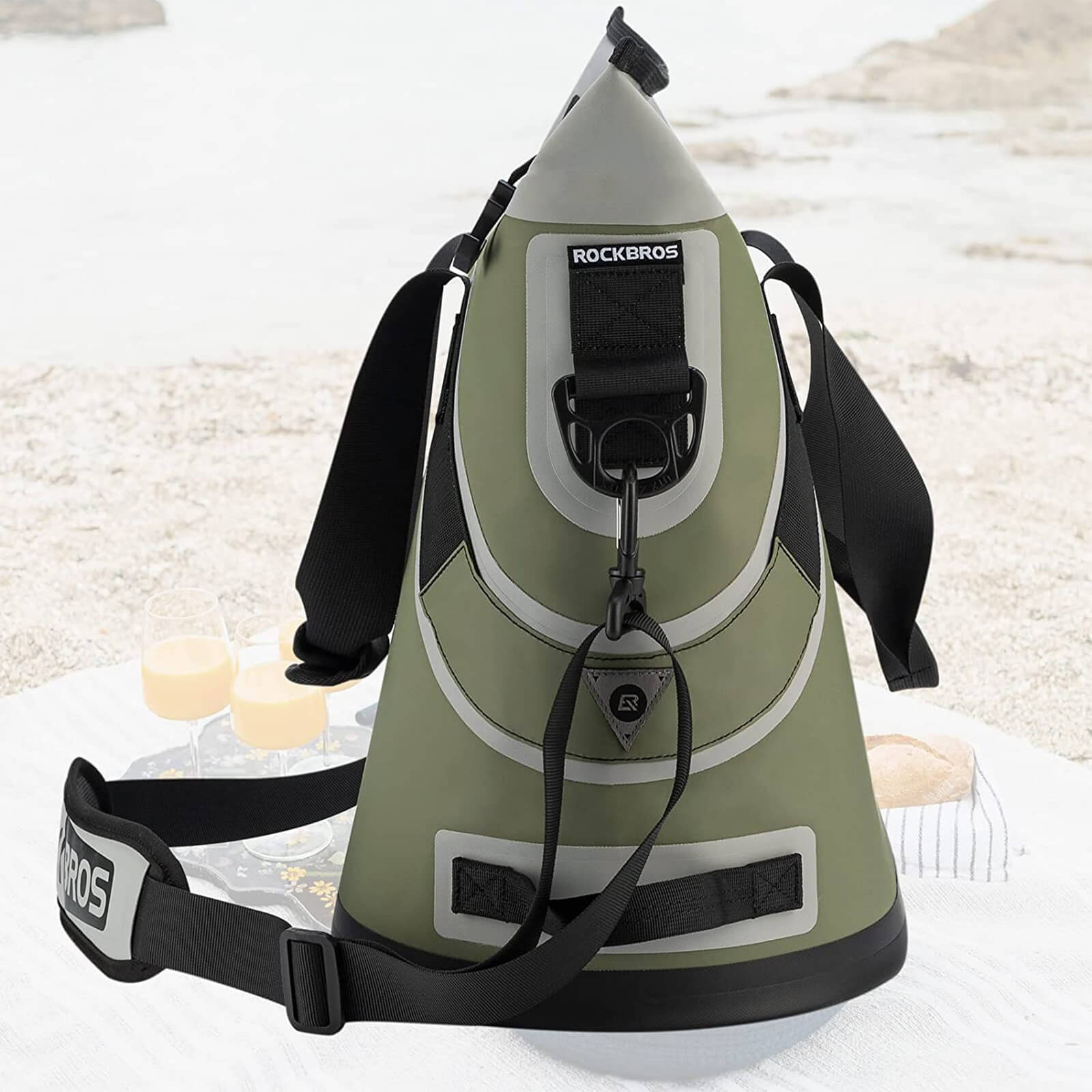 ROCKBROS Portable Soft Cooler Bag for Beach Floating Fishing