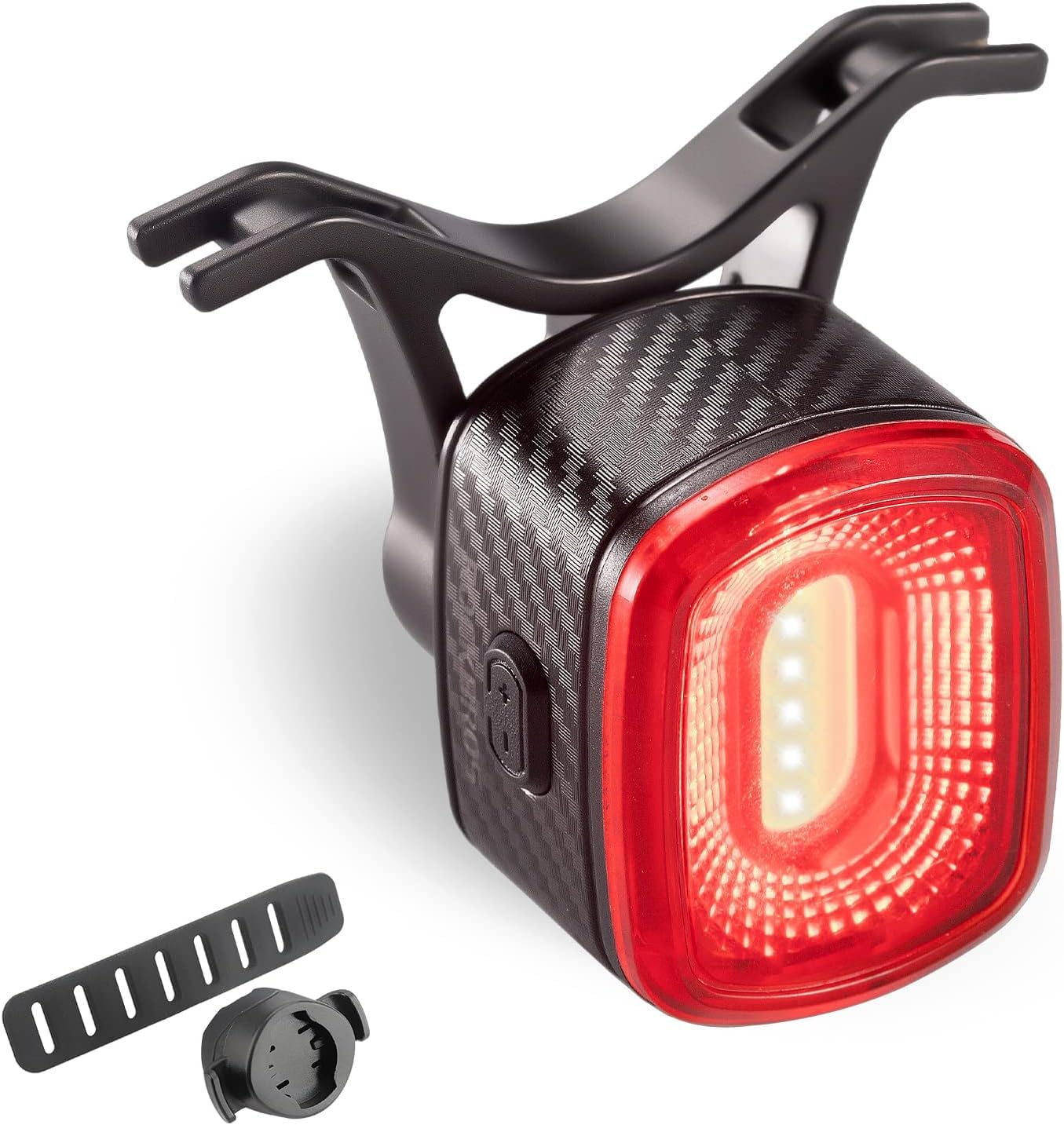 ROCKBROS Q4 Smart Bike Rear Light Waterproof LED Brake Light Rechargeable via USB