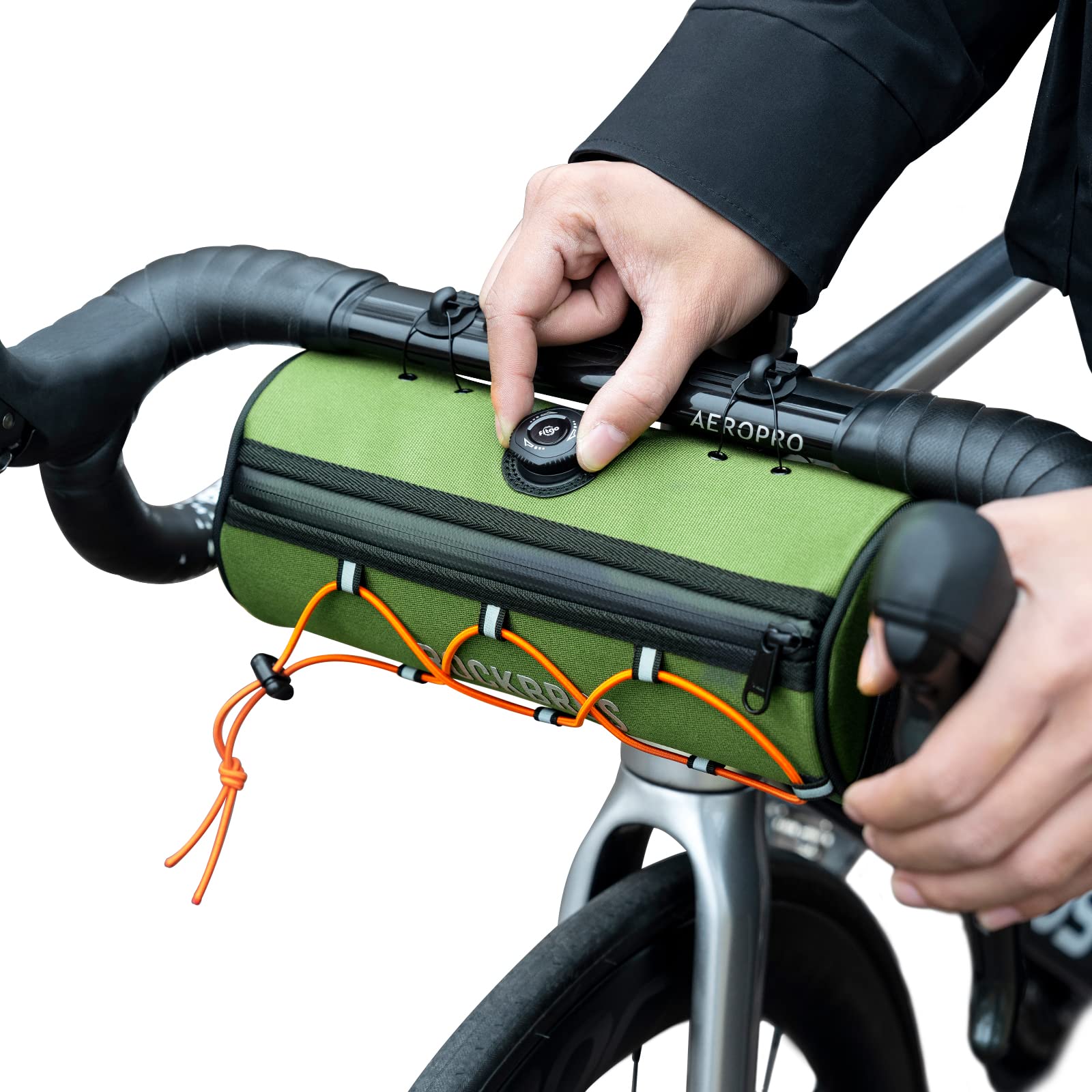 ROCKBROS Road-to-Sky Bicycle Handlebar Bag Front Bag for Bikes 5 Colors #Color_Army Green